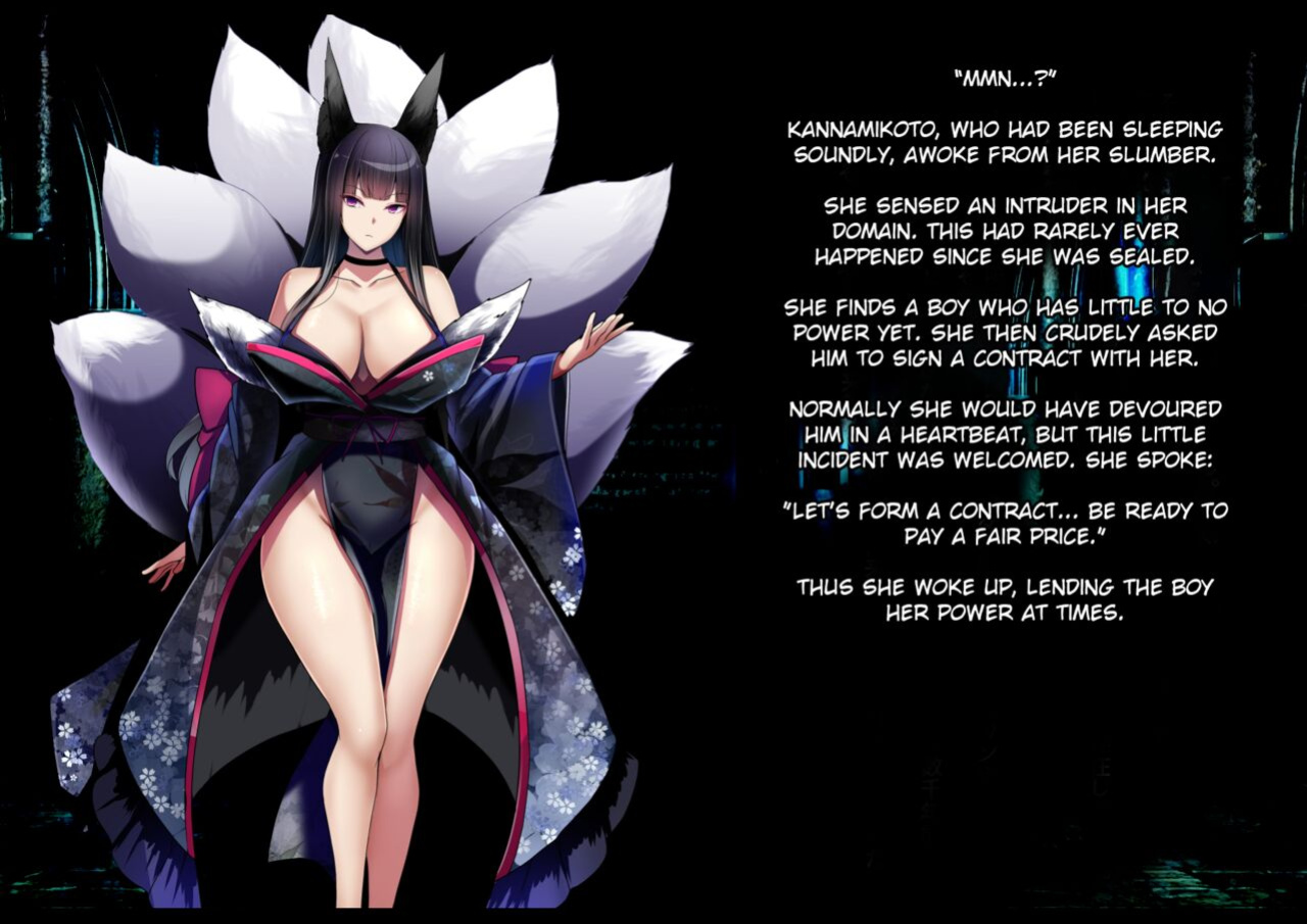 [Mousou Caution (Daiaru)] Kyou Chara Buzama Haiboku -Denshou no Youko, Kanna Mikoto- | The Disgraceful Defeat of a Villain -Legendary Fox Spirit Kannamikoto-