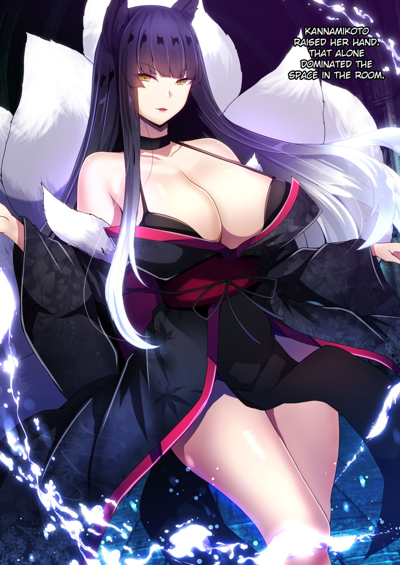 [Mousou Caution (Daiaru)] Kyou Chara Buzama Haiboku -Denshou no Youko, Kanna Mikoto- | The Disgraceful Defeat of a Villain -Legendary Fox Spirit Kannamikoto-