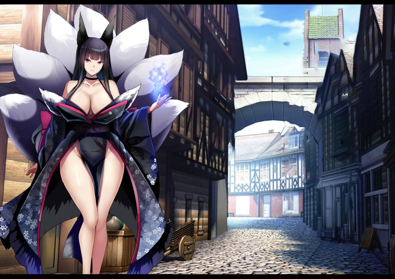 [Mousou Caution (Daiaru)] Kyou Chara Buzama Haiboku -Denshou no Youko, Kanna Mikoto- | The Disgraceful Defeat of a Villain -Legendary Fox Spirit Kannamikoto-