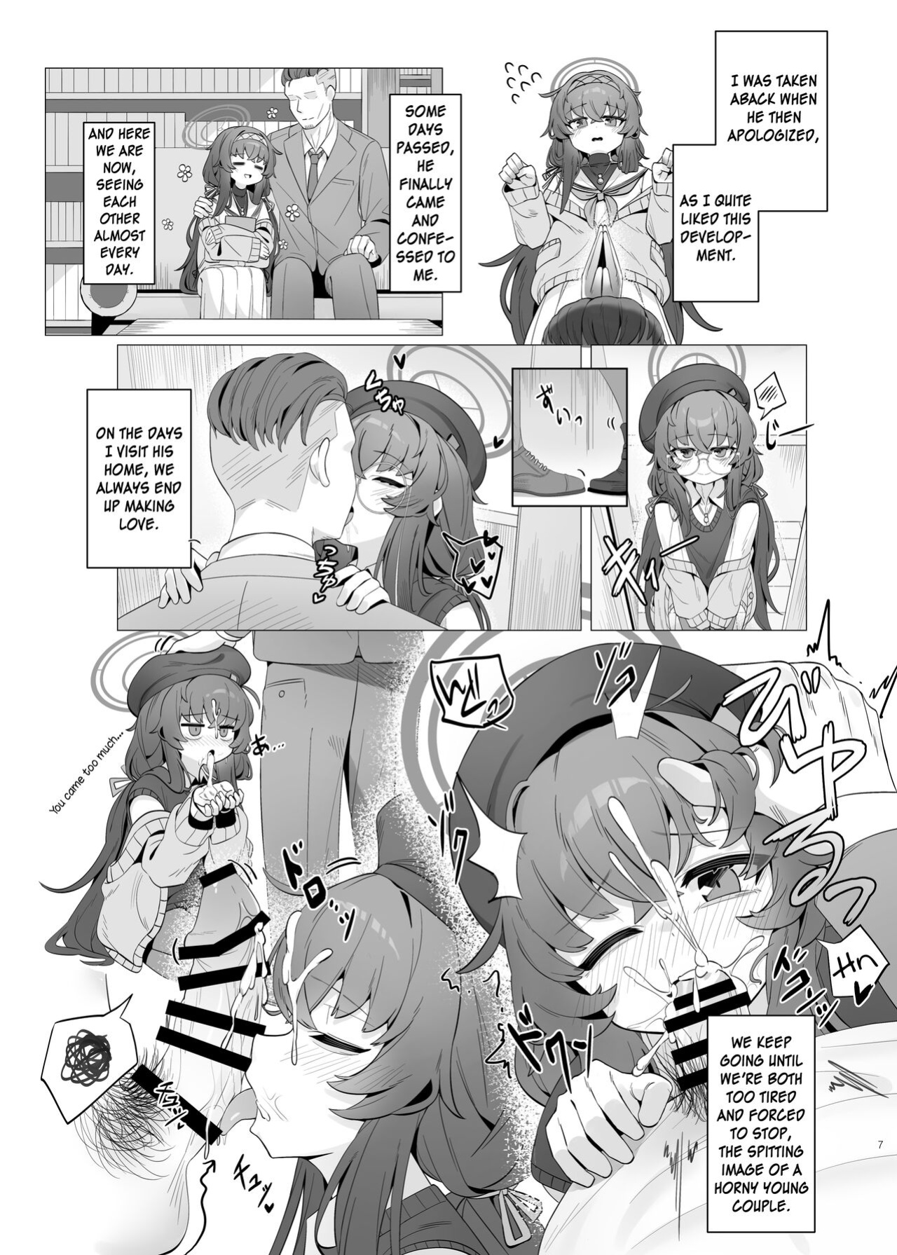 [Layer Koubou (DI LE TO)] Shippitsu Chuudoku (Blue Archive) [SDF]