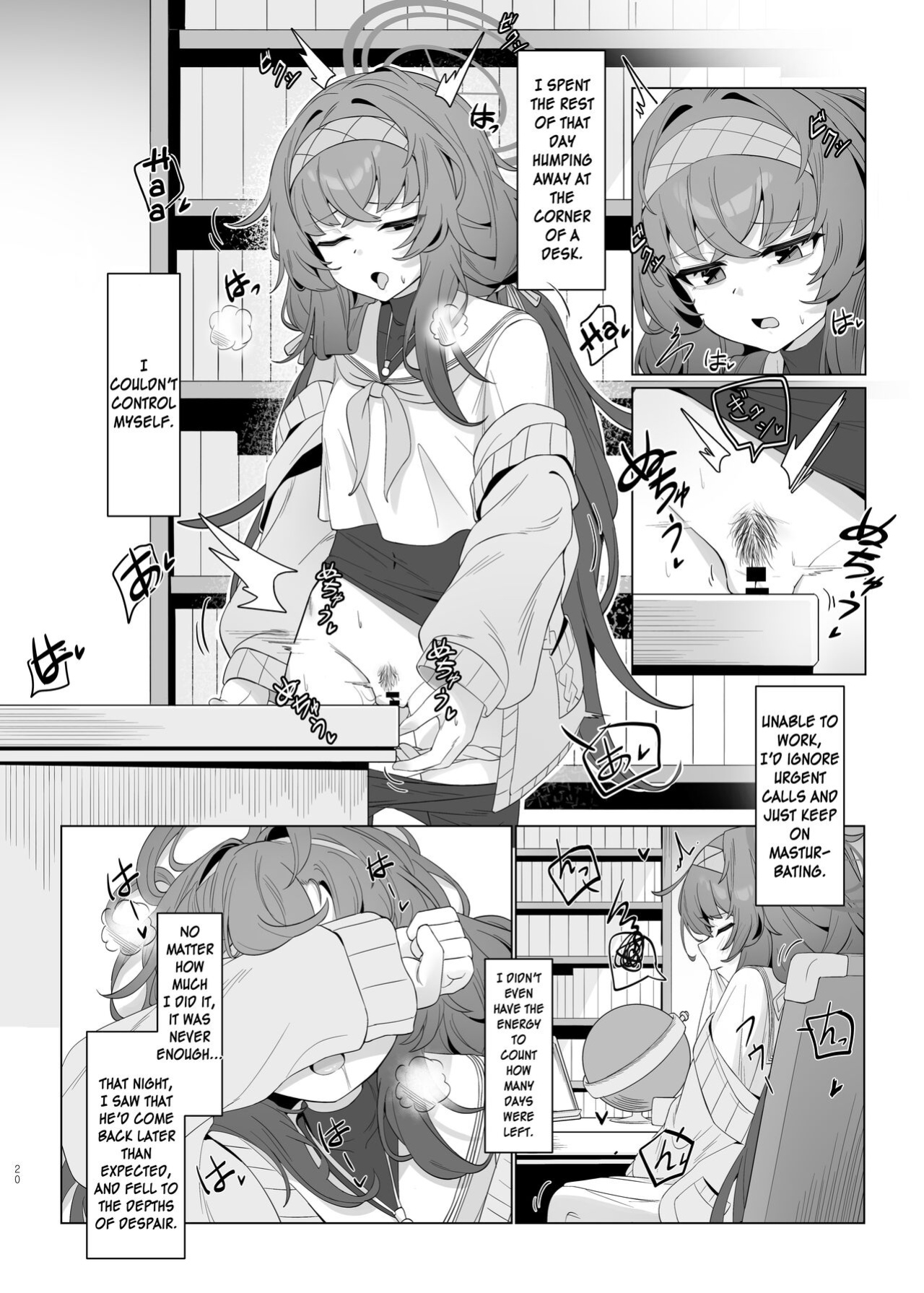[Layer Koubou (DI LE TO)] Shippitsu Chuudoku (Blue Archive) [SDF]