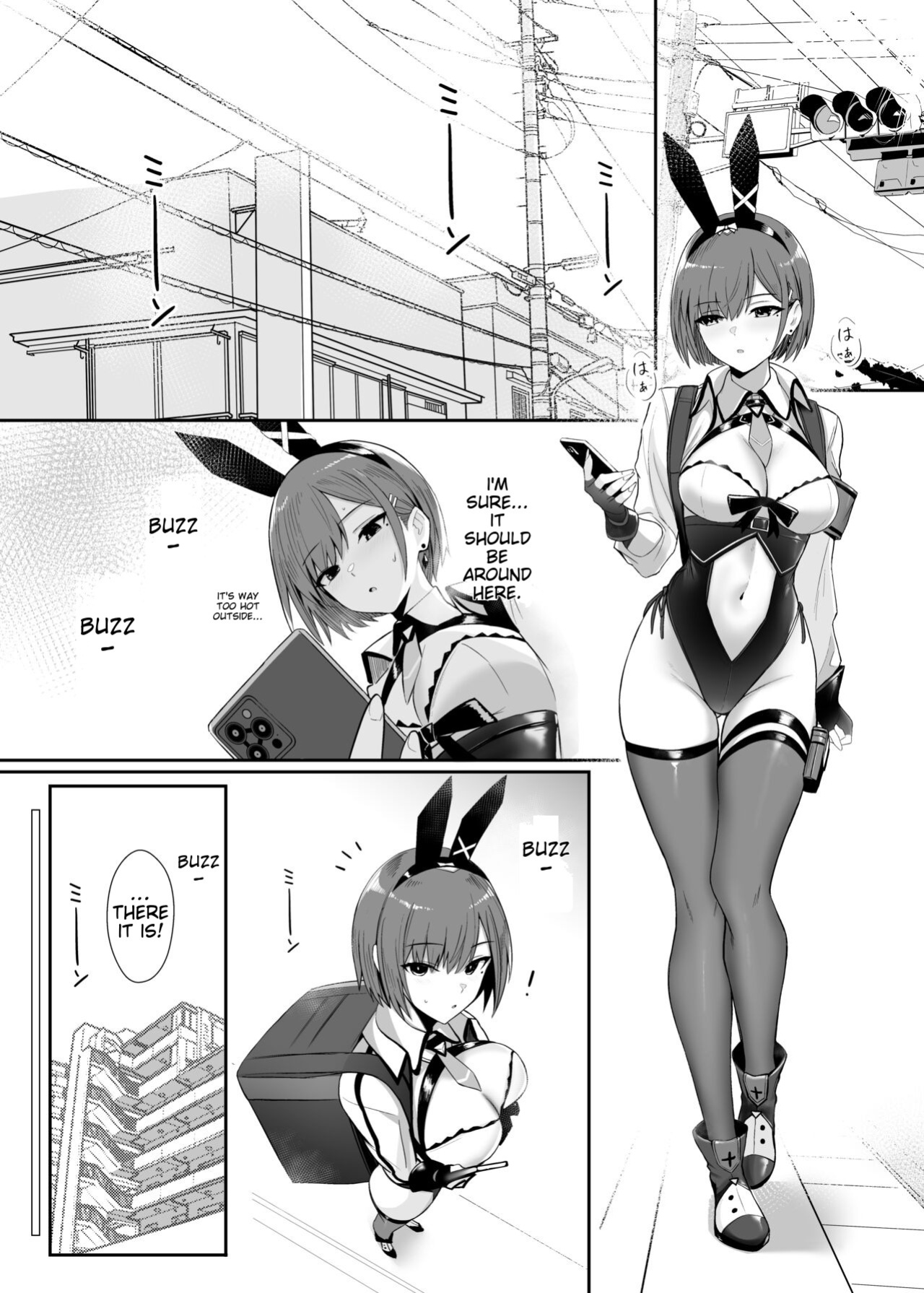 [HoneyRoad (Bee Doushi)] Haitatsu Bunny Girl to Service Ecchi 3 - Delivery Bunny Girl 3