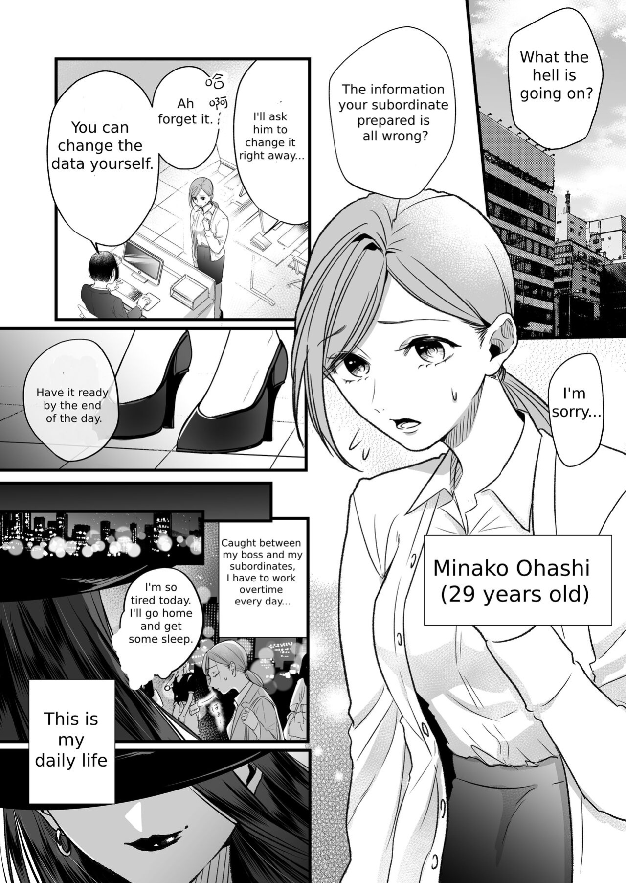 A story about a tired woman being beaten by an erotic woman.(ch 1-2)