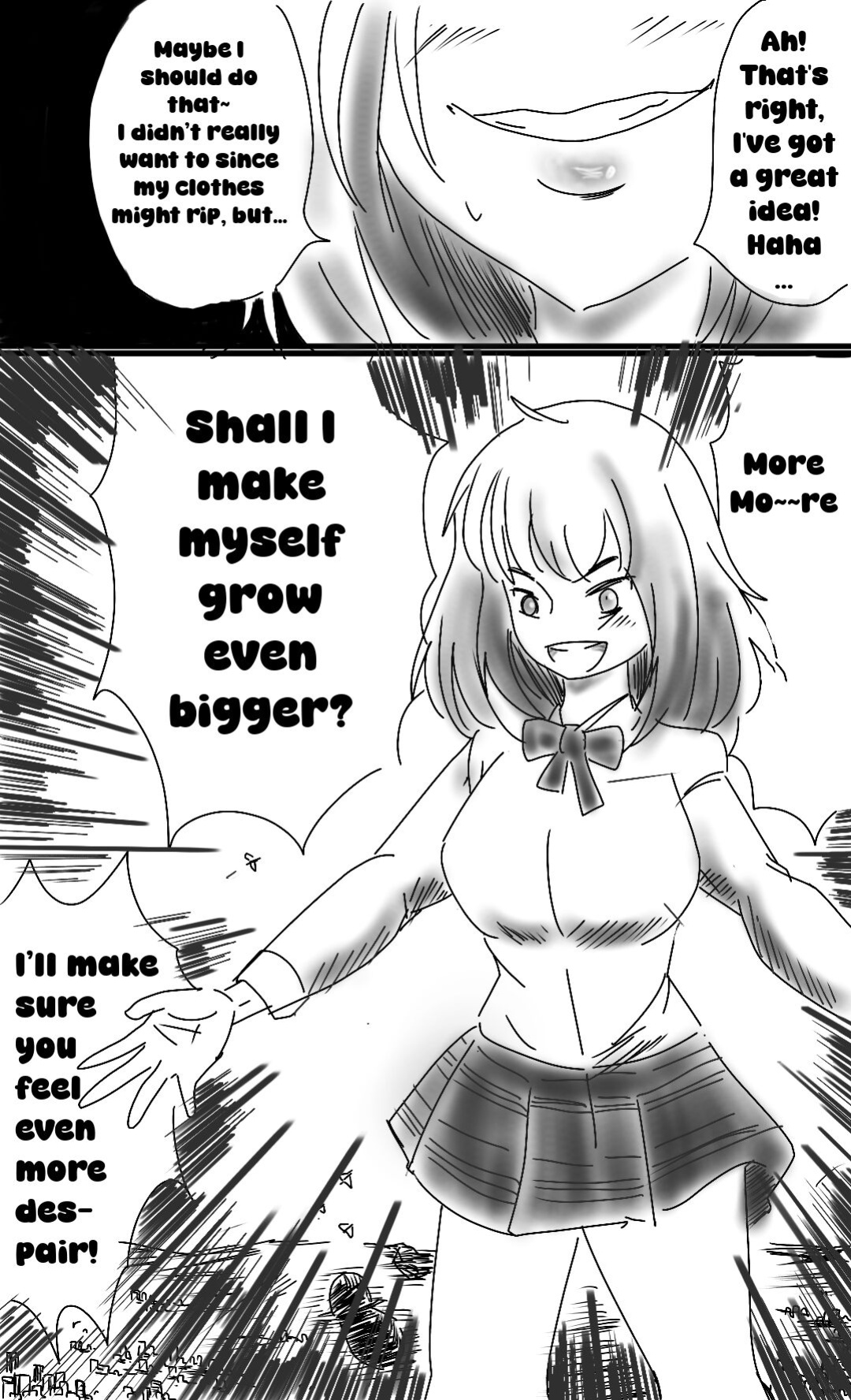 [Bunker K] The super-giant high school girl appears again