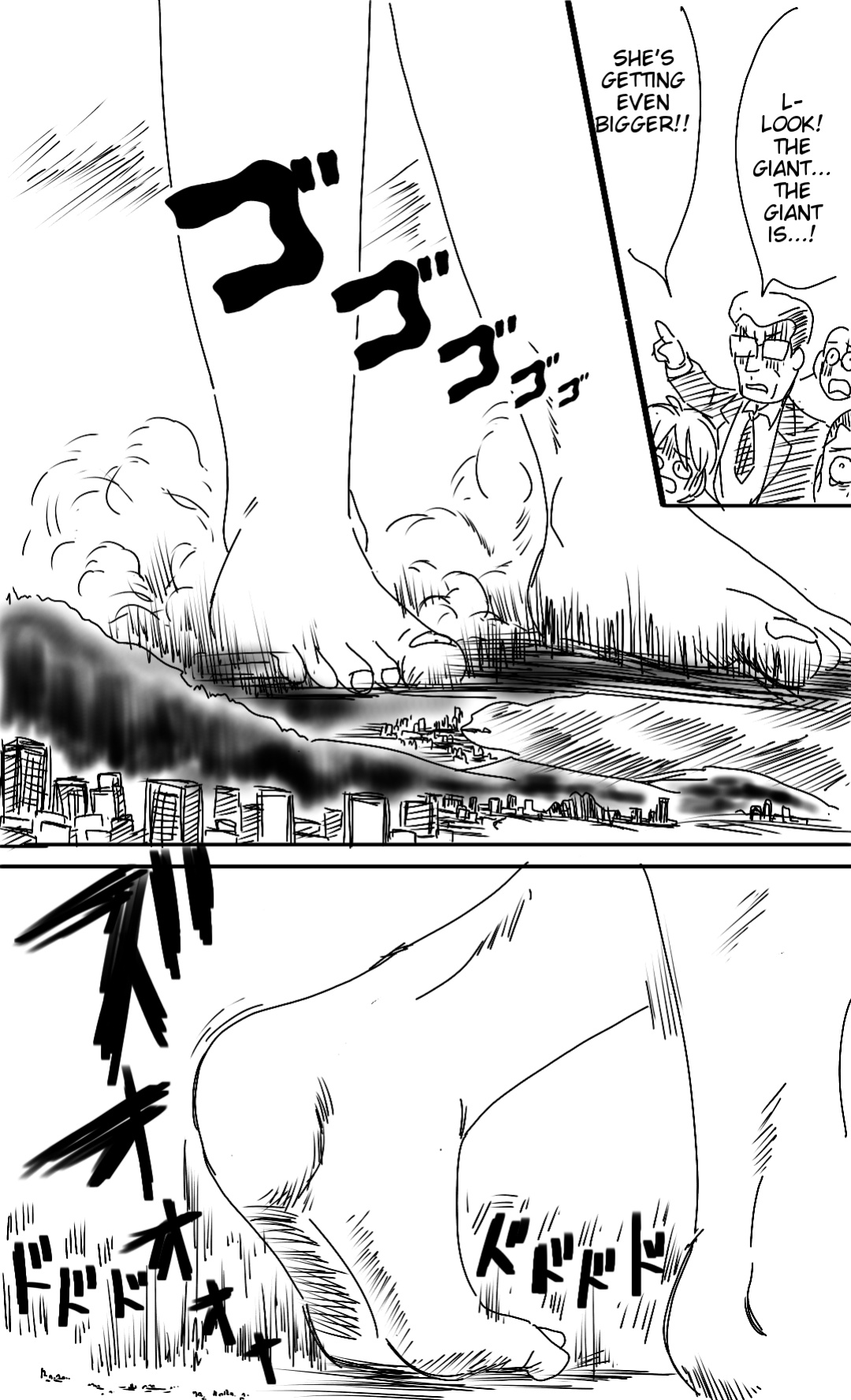 [Bunker K] The super-giant high school girl appears again