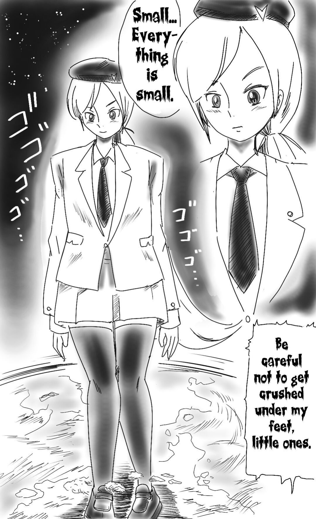 [Bunker K] The super-giant high school girl appears again