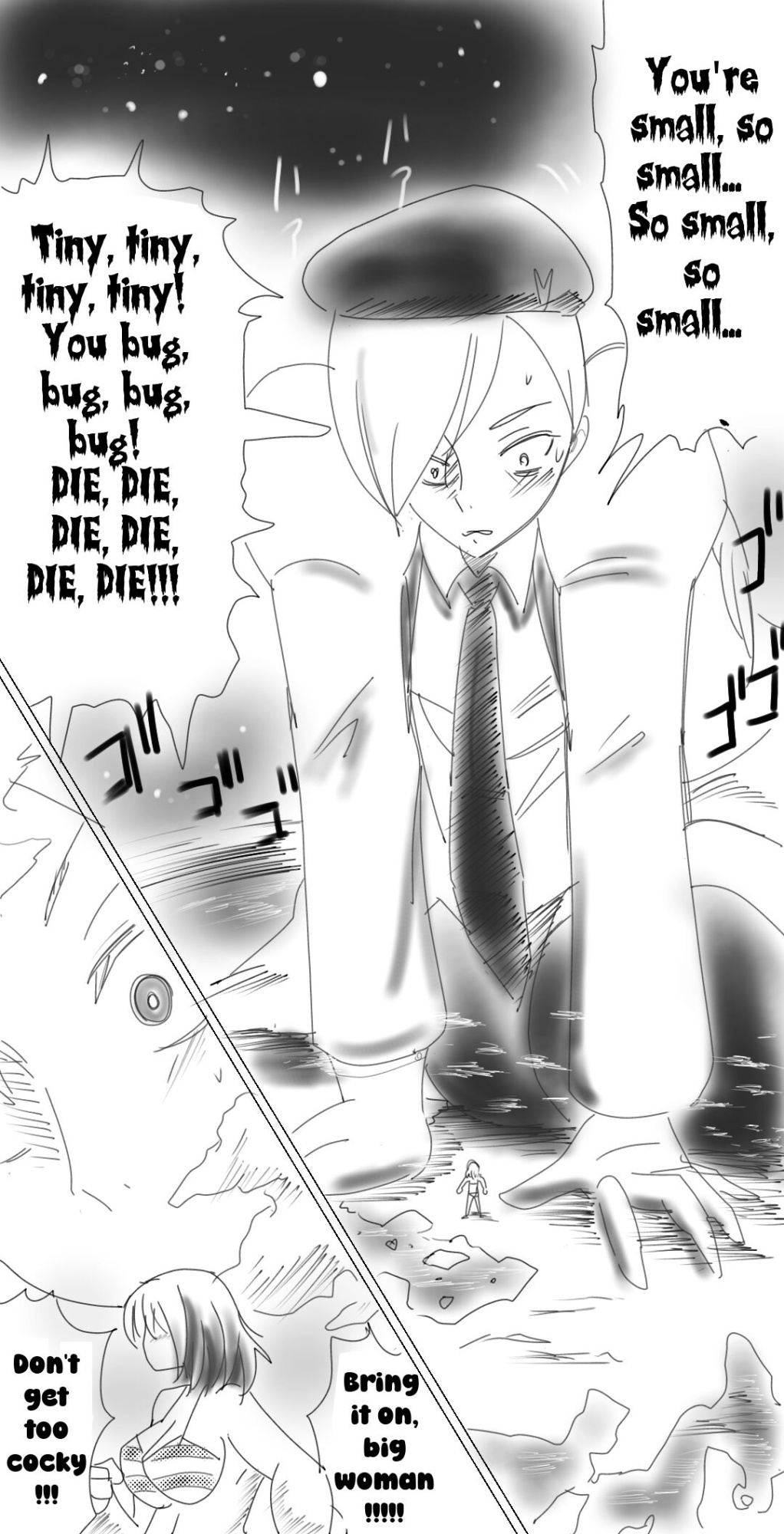 [Bunker K] The super-giant high school girl appears again