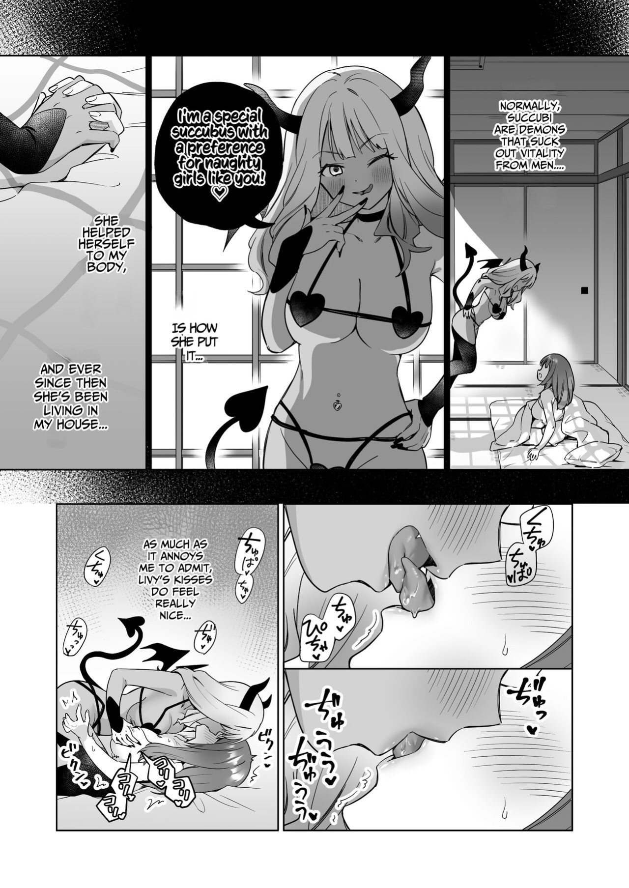 [Gutsutoma (Tachi)] Yuri Kakusei Succubus vs Yuri Kakusei Kunoichi ~Watashi no Karada de Yuri Ecchi Battle suna!~ | Lesbian Awakening: Succubus vs Kunoichi! ~Don't Use My Body to Fight your Sexy Lesbian Battle~ [Kusanuu]