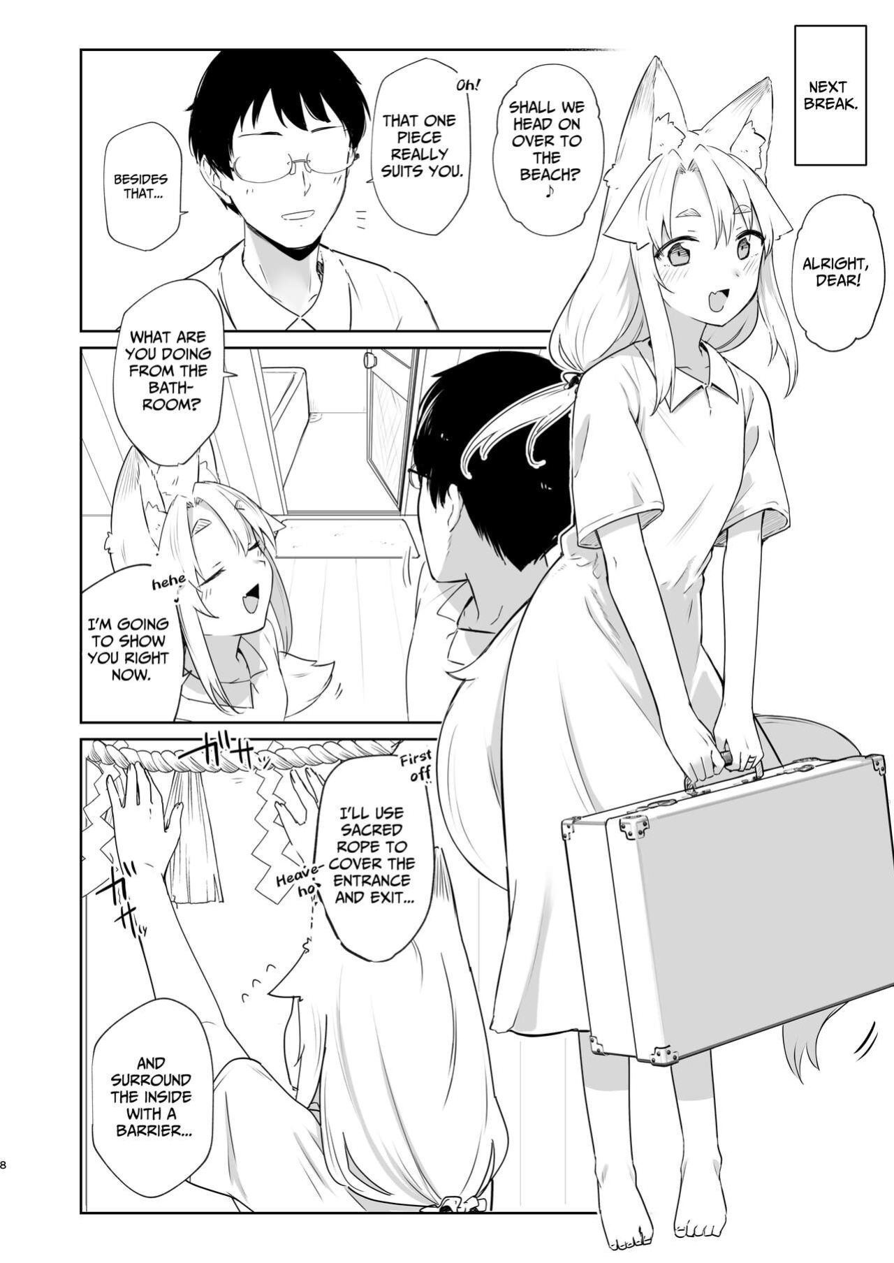 [Katamimi Headphone (Ariyoshi Gen)] Komagitsune no Yue Ni | Yue the Guardian Fox 2 [Benri]