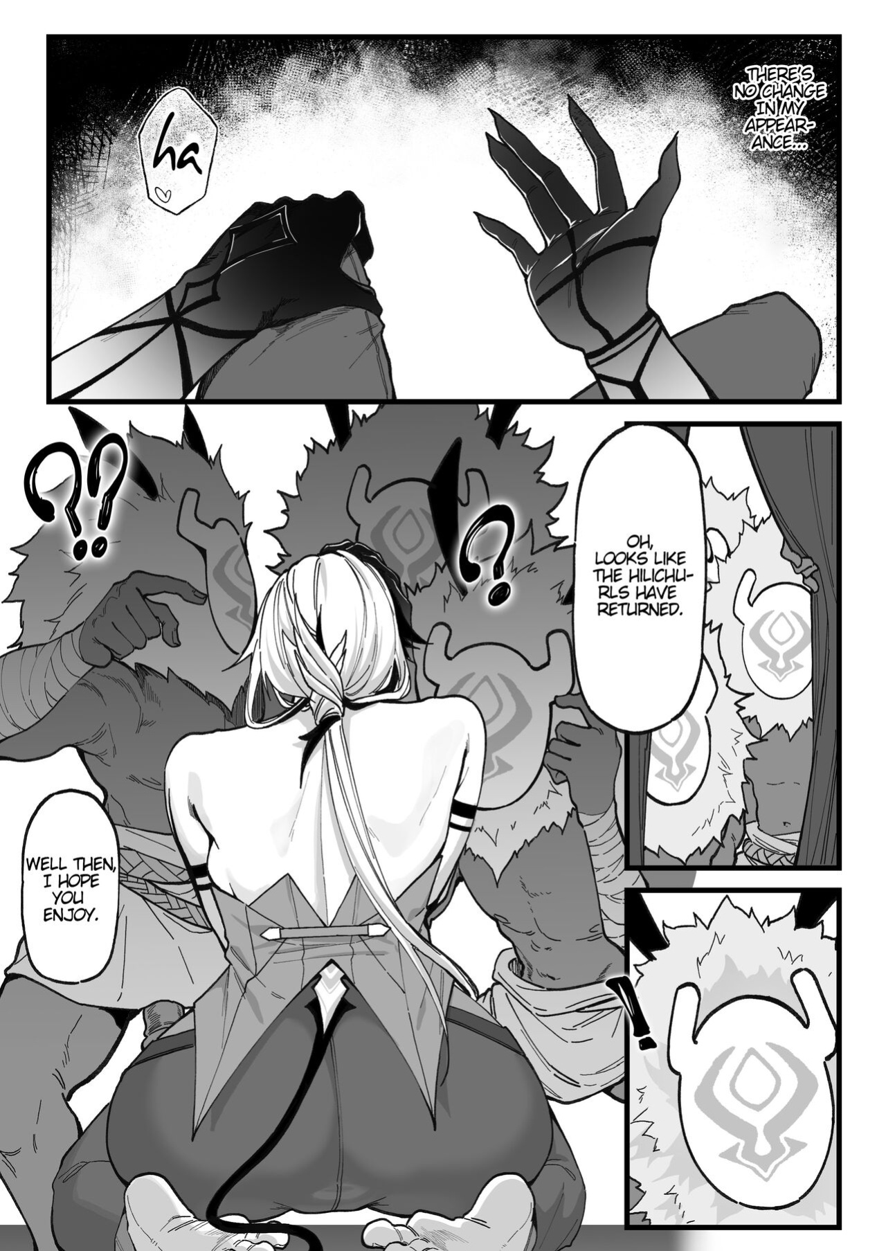 [KeinV] Kamen Budoukai - Hakase no Kenkyuu 1-2 | Masked Society - Dottore's Research 1-2 (Genshin Impact) [Cunny&Cumming Scans]