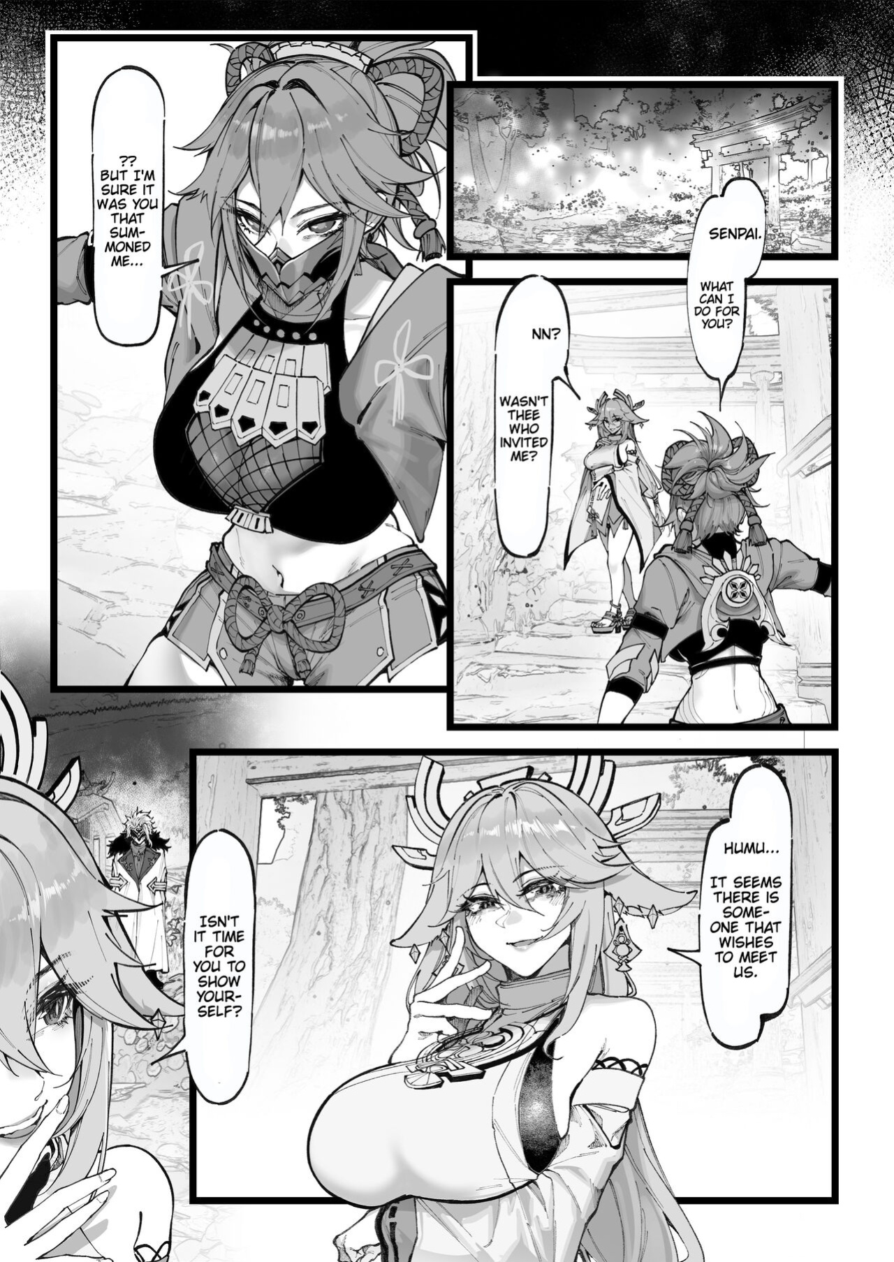[KeinV] Kamen Budoukai - Hakase no Kenkyuu 1-2 | Masked Society - Dottore's Research 1-2 (Genshin Impact) [Cunny&Cumming Scans]