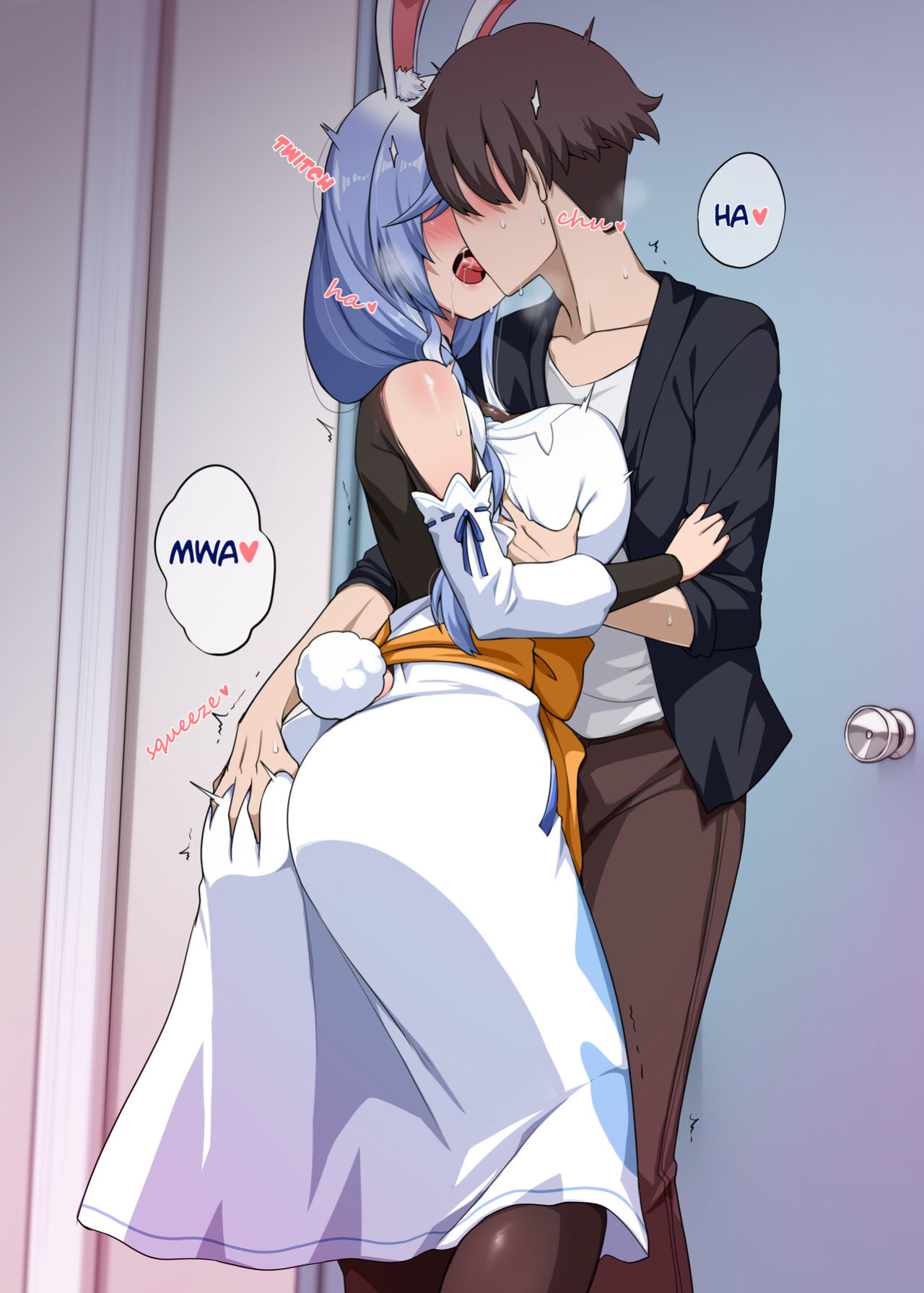[Anmonkan (Darkmaya)] Mommy no Otoshiana | Mommy's Pitfall (Pekomama) [Roadwarior2]