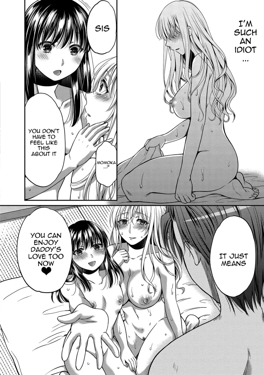 [Harusawa] Nisemono Kazoku - Gifu ni Ochite Iku Musume | Daughter Falling Into Stepfather Ch.1-5