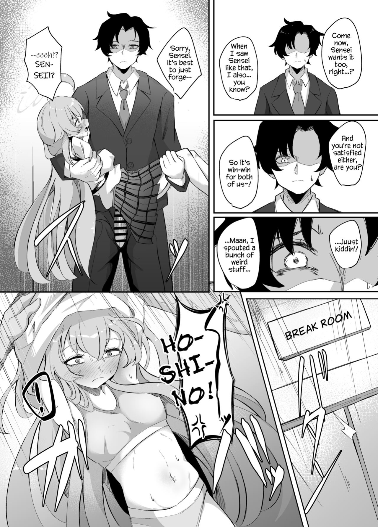 [Nanao Jyuukou (Nanao)] Sunao ni Narenai Seito no Honne | The True Feelings of a Student Who Can't Be Honest (Blue Archive)