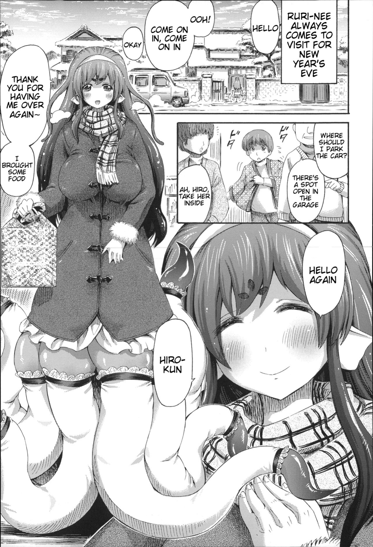 [Horitomo] Kotatsu and Scylla (Kininaru Anoko wa Monster Musume) [Tigoris Translates]