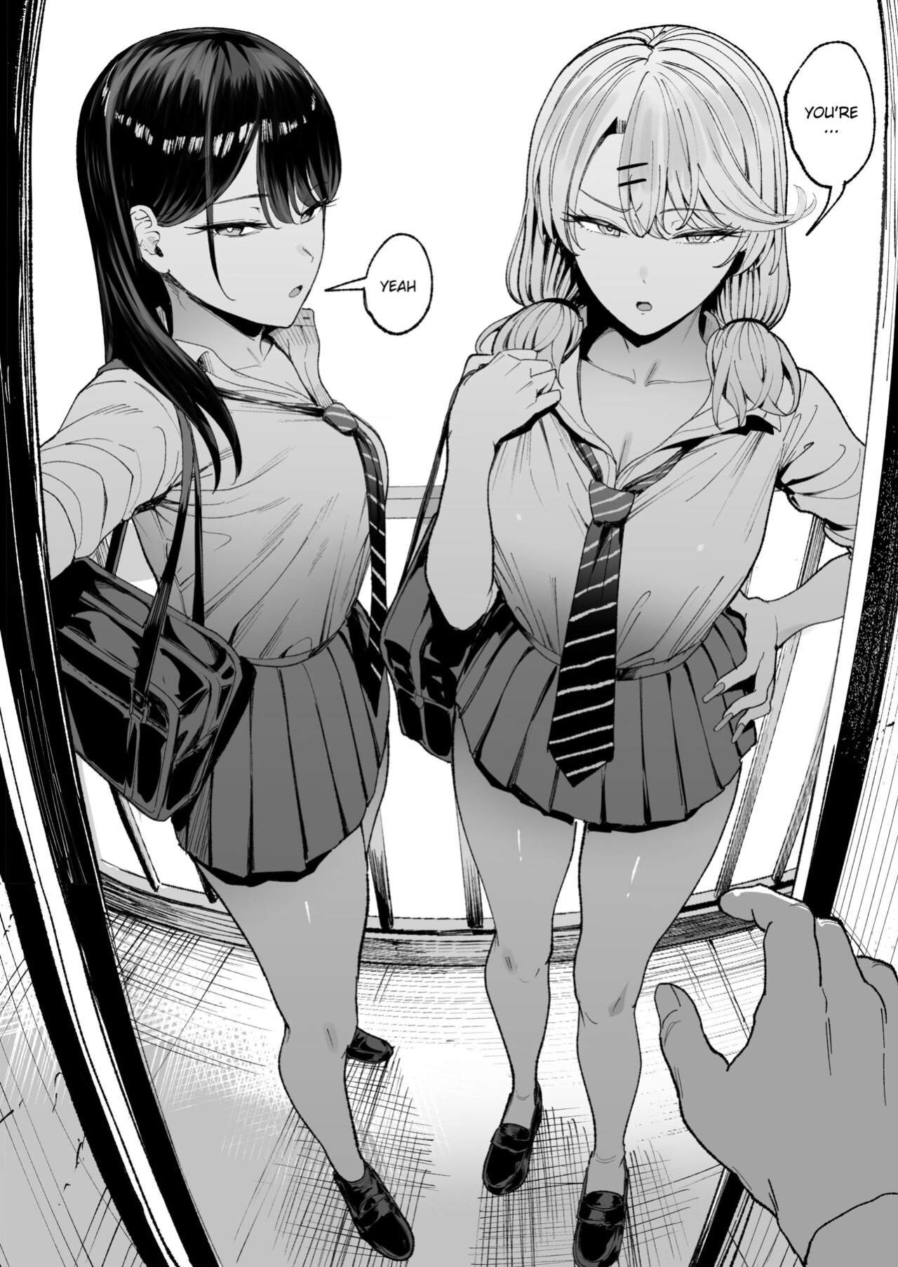 [Amagami Honpo (Manno)] The Gyaru I Hang Out with Lets Me Use Her Pussy