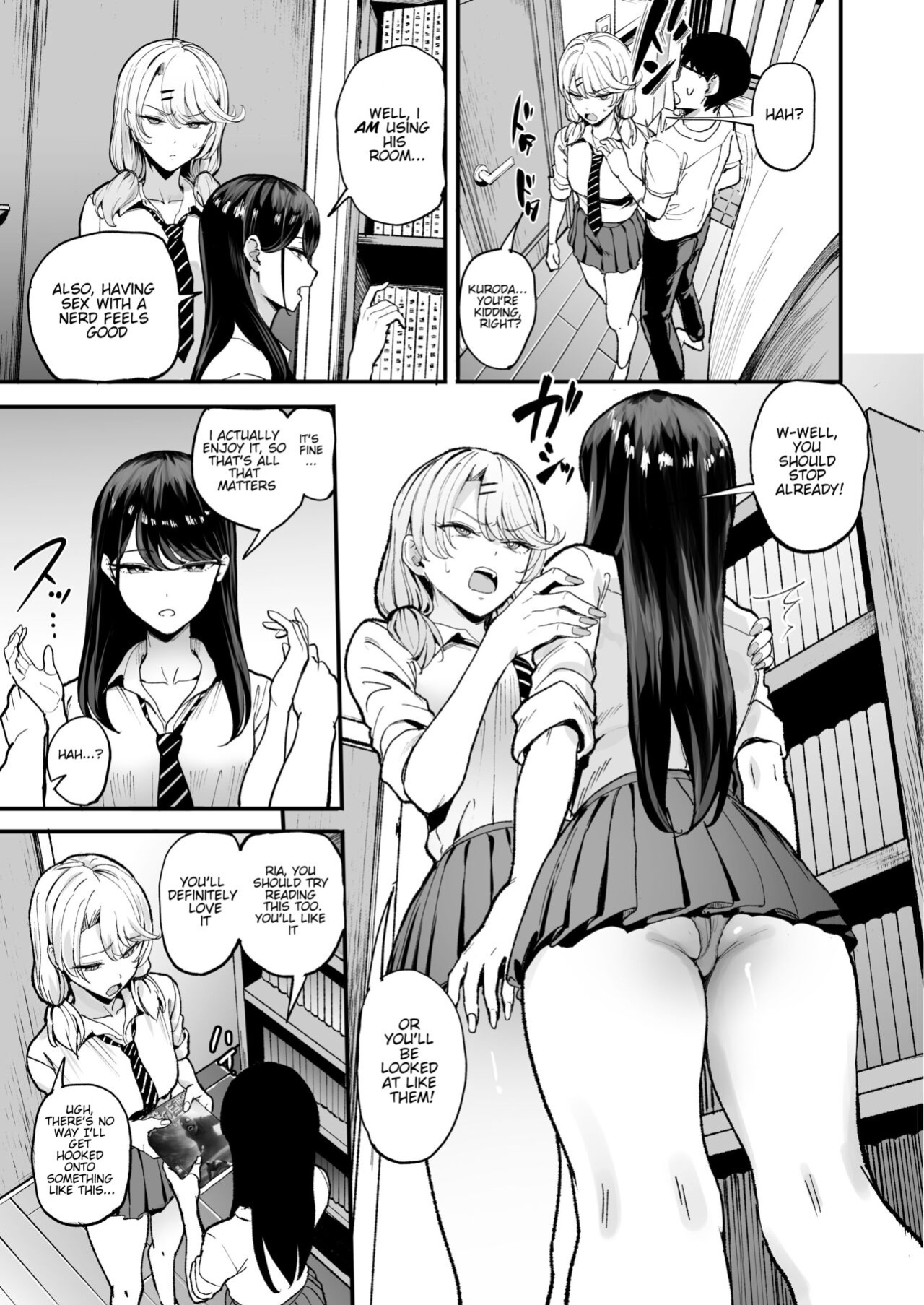 [Amagami Honpo (Manno)] The Gyaru I Hang Out with Lets Me Use Her Pussy