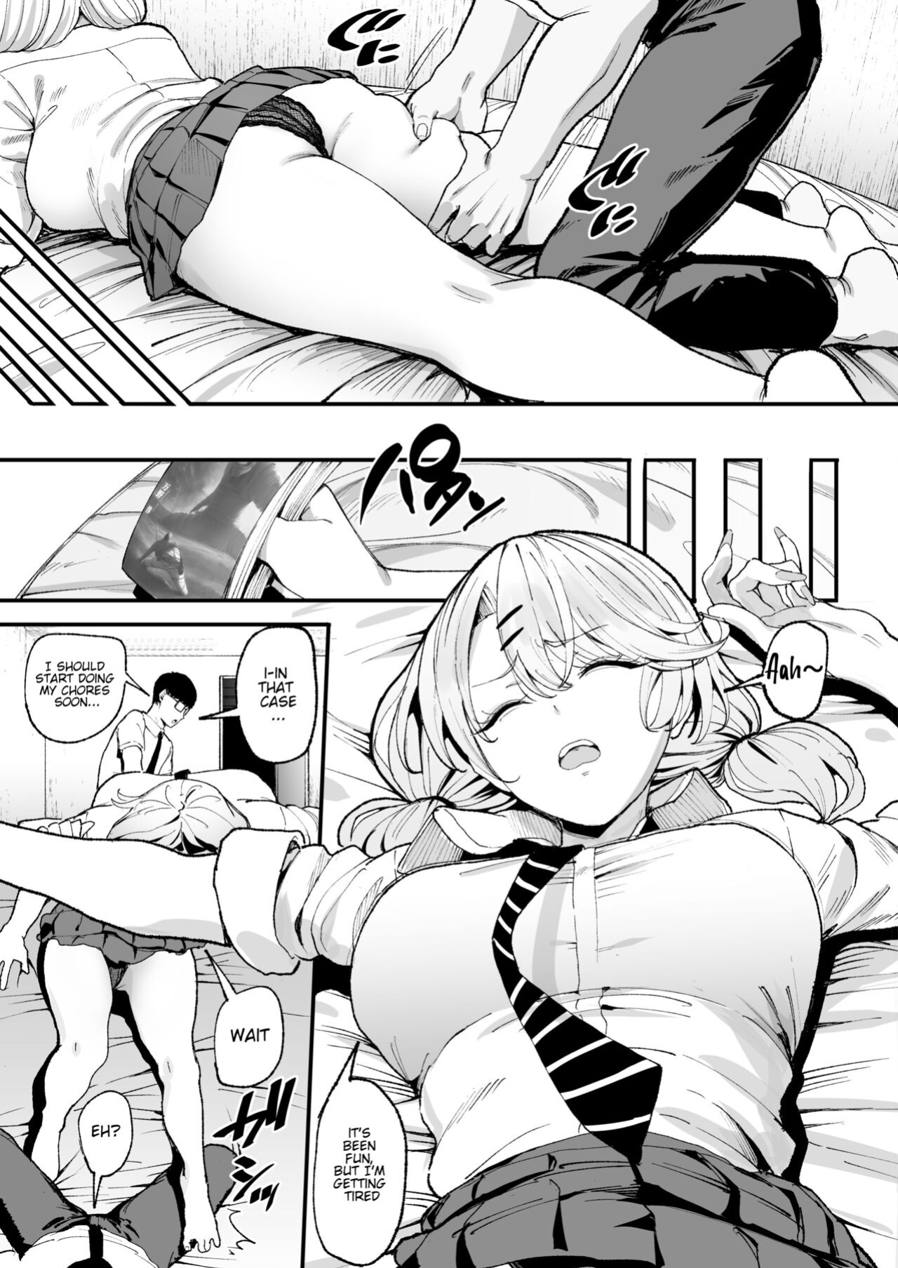 [Amagami Honpo (Manno)] The Gyaru I Hang Out with Lets Me Use Her Pussy