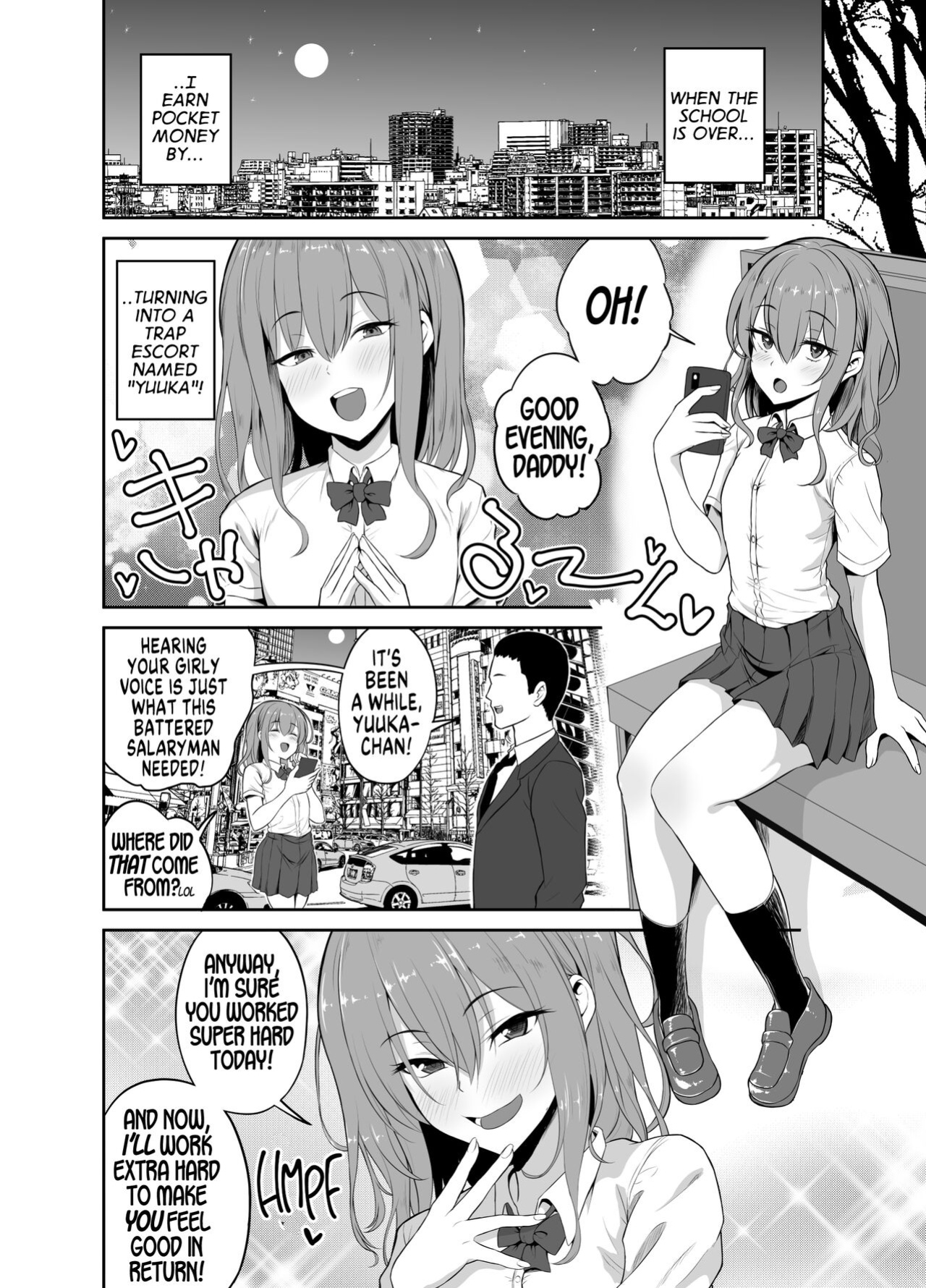 [Hyper Houbokujou (Hitsujinx)] Papa Katsu de Onnanoko ♂ ni Natchatta?! | Was I Turned into a Girl by my Sugar Daddy!? [MegaFagget]