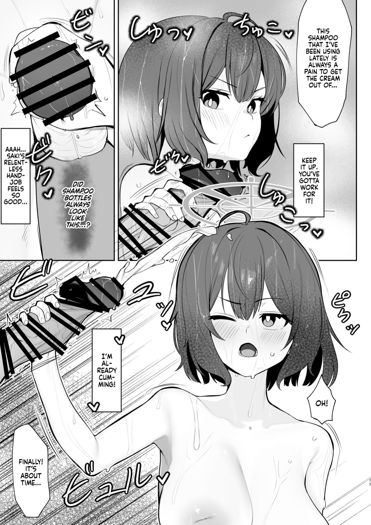 [Salty Dog. (Umashio)] Saimin Hiken Kiroku -Sorai Saki- | Hypnosis Experiment Record -Sorai Saki- (Blue Archive) [Xzosk]