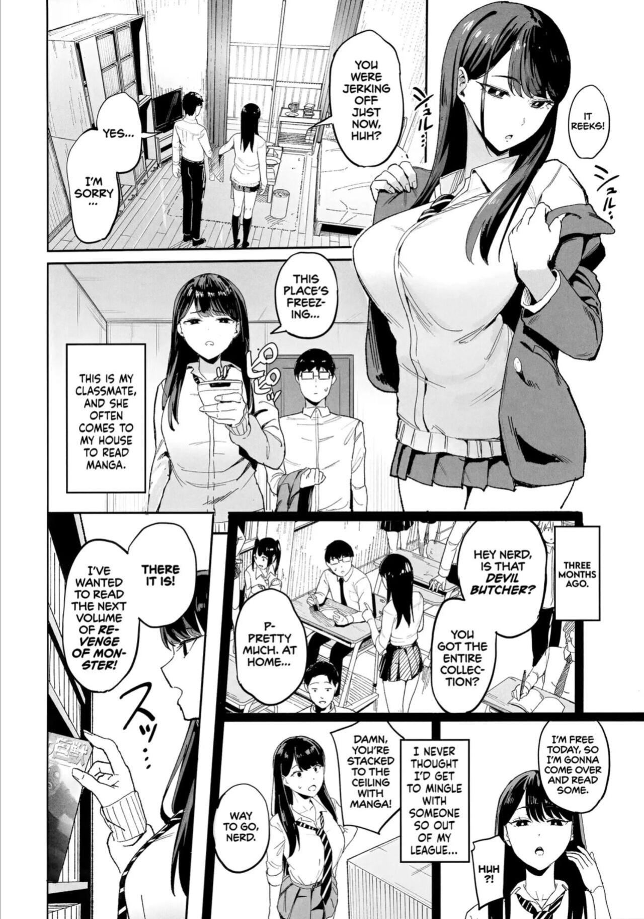 [Amagami Honpo (Manno)] Iribitari Gal ni Manko Tsukawasete Morau Hanashi 1 - 3 | The Gyaru I Hang Out with Lets Me Use Her Pussy 1 - 3