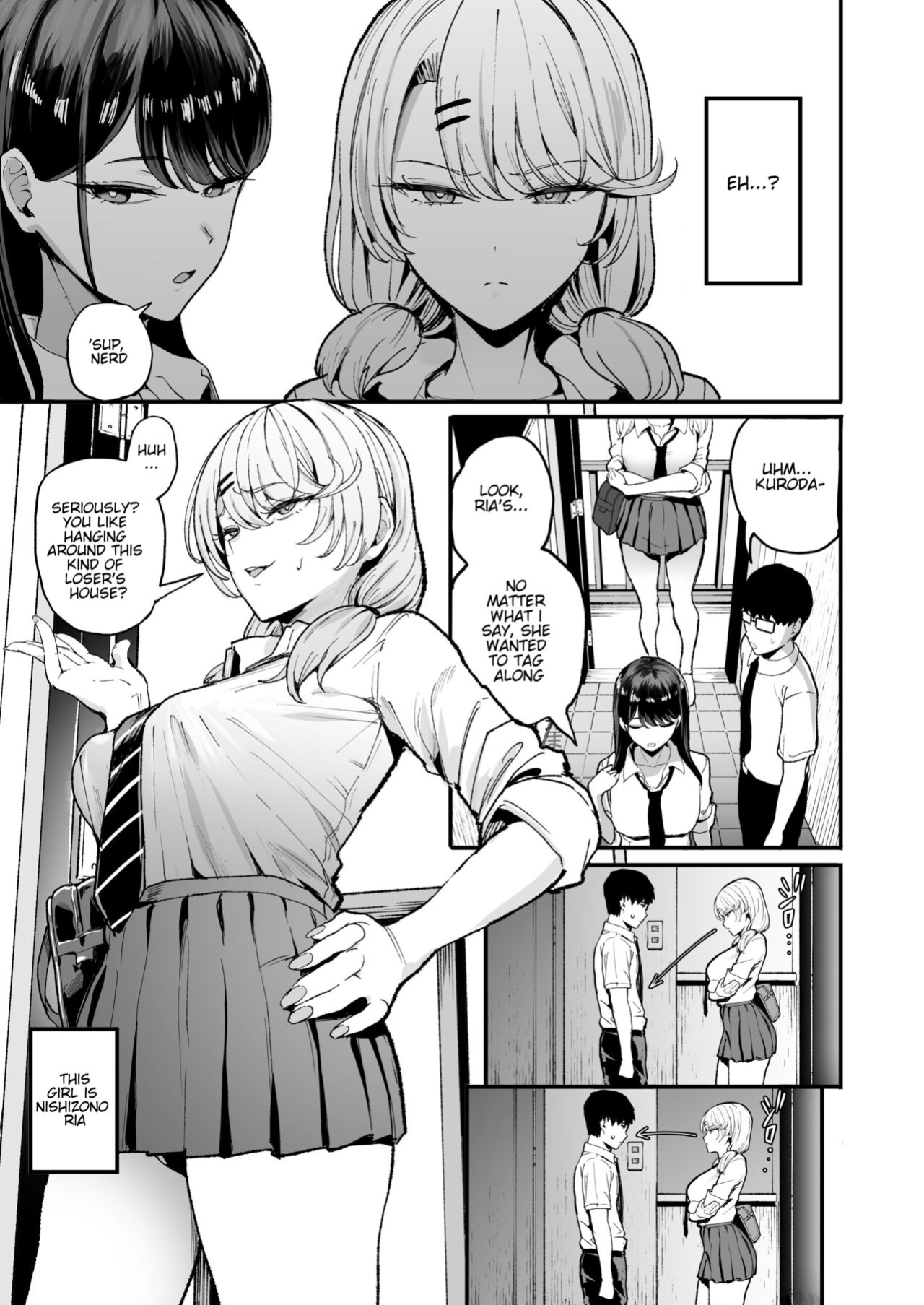 [Amagami Honpo (Manno)] Iribitari Gal ni Manko Tsukawasete Morau Hanashi 1 - 3 | The Gyaru I Hang Out with Lets Me Use Her Pussy 1 - 3