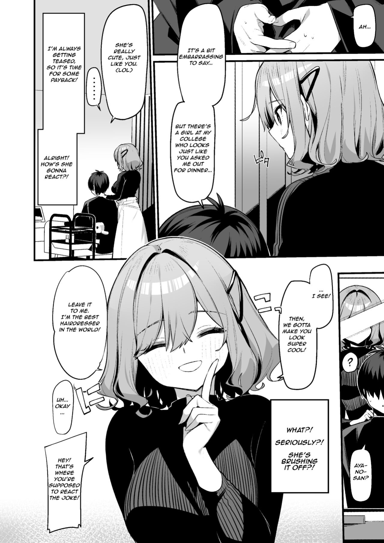 [Itohanana (Itohana)] Biyoushi-san wa Boku Shimei? | Did You Choose Me as Your Hairdresser? [Namaiki Scans]