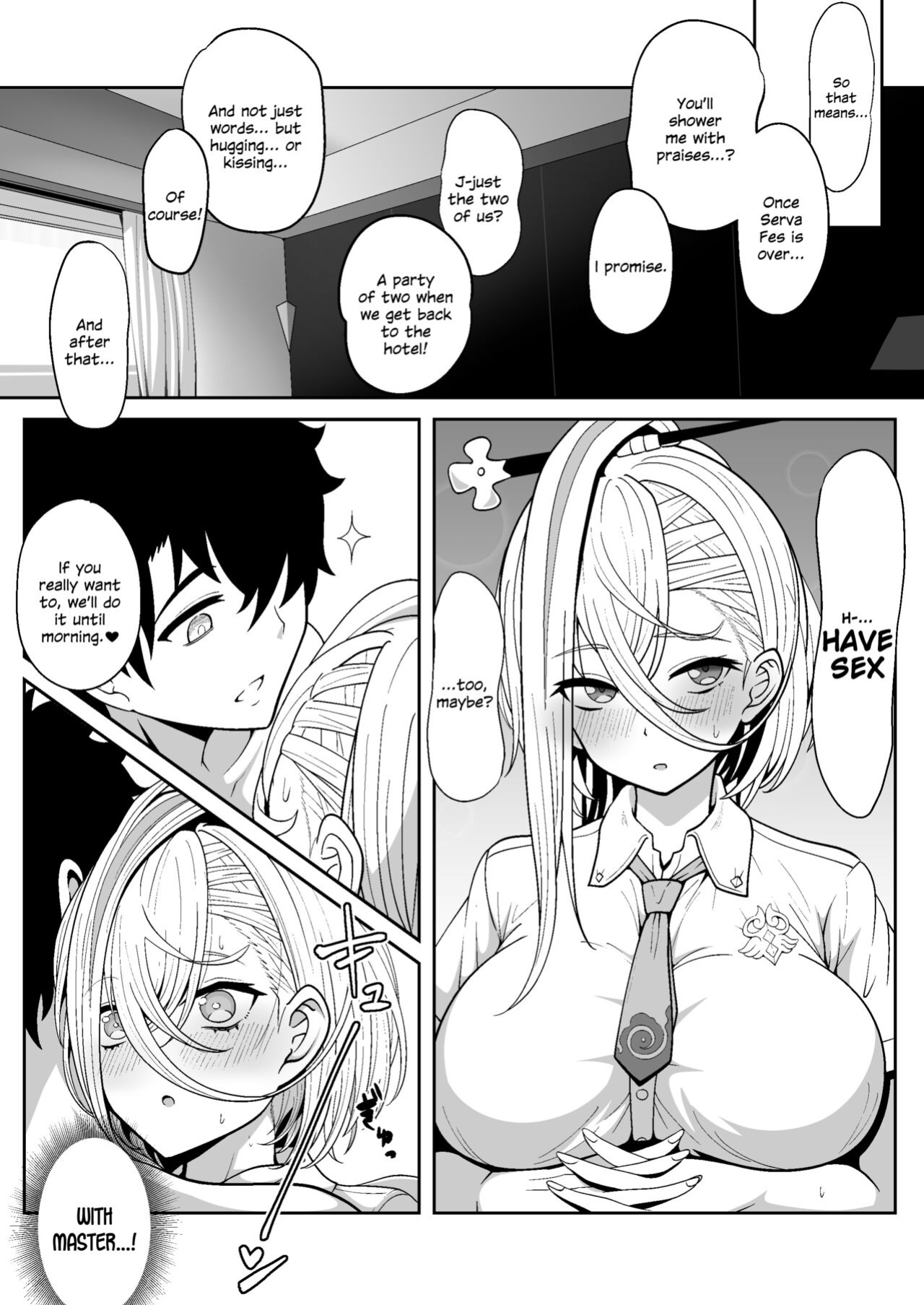 [Nyala Ponga (Sekai Saisoku no Panda)] Koenshaku-chan to H na Doujinshi o Tsukuru Hanashi (Fate/Grand Order) [SDTLs]