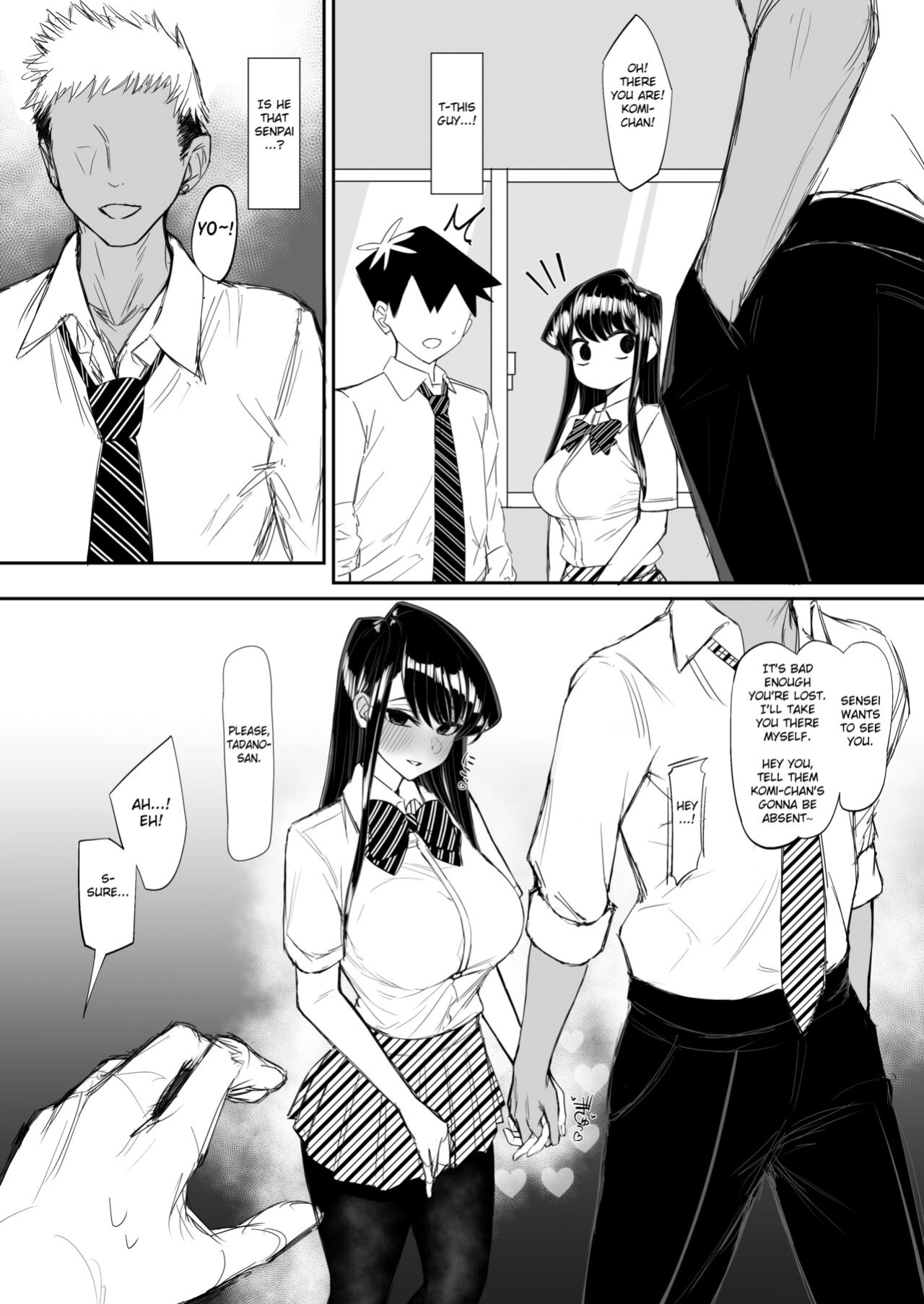 [Karakari] Komyushou de Chou Bijin no Komi-san ga Charao ni Guigui Korarete Shojo de Irareru Wake ga Nai (Komi-san wa, Komyushou desu.) [Fated Circle]