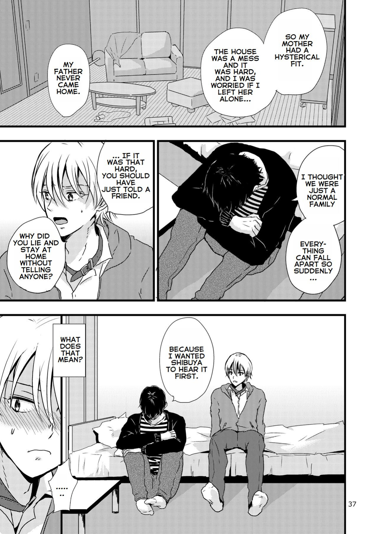 [Kume (Minakami Riku)] Ura to Ura no Koufukuron | The Hidden Theory of Happiness
