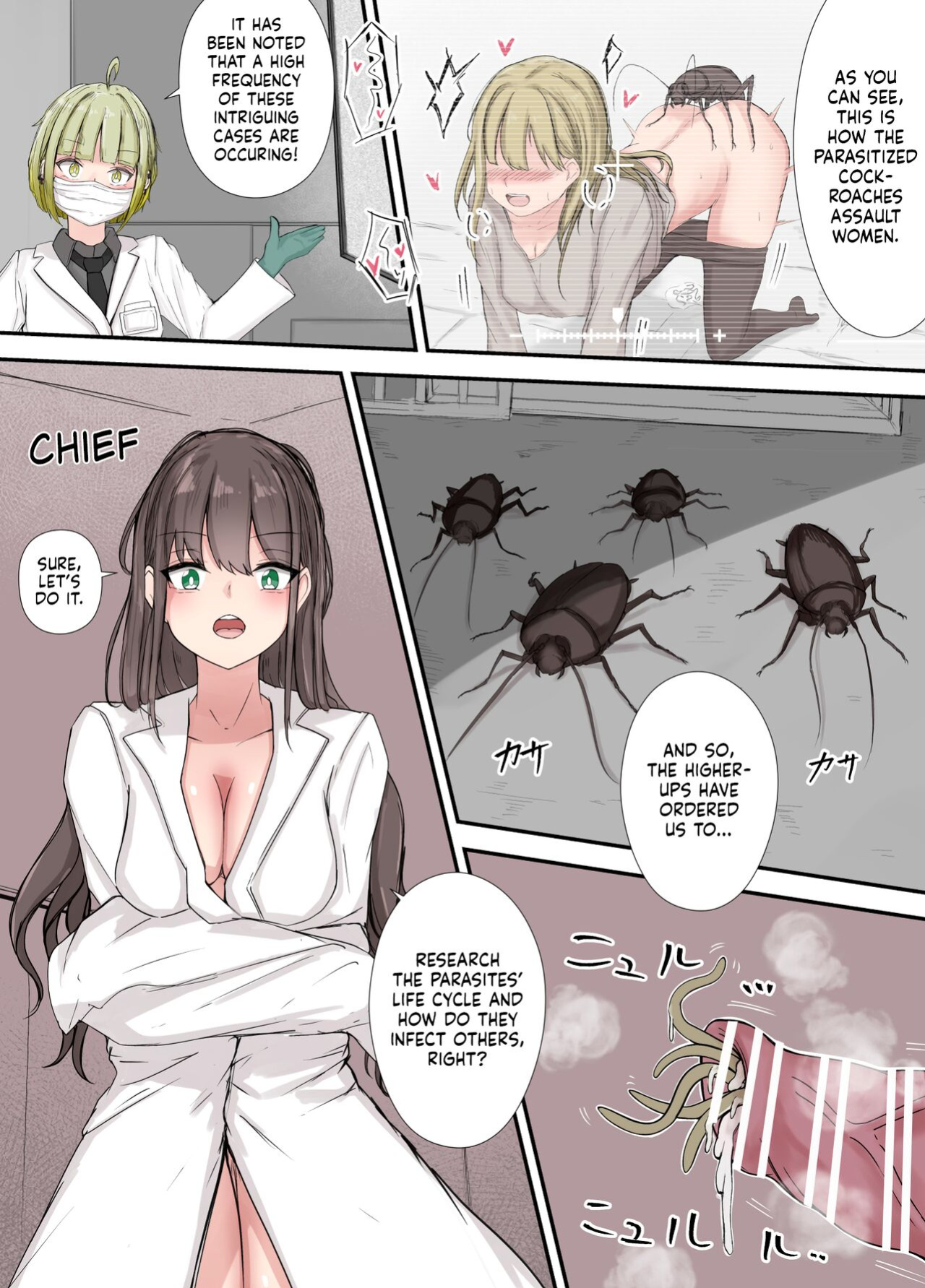 [Gura] Parasitized Cockroaches and Chief