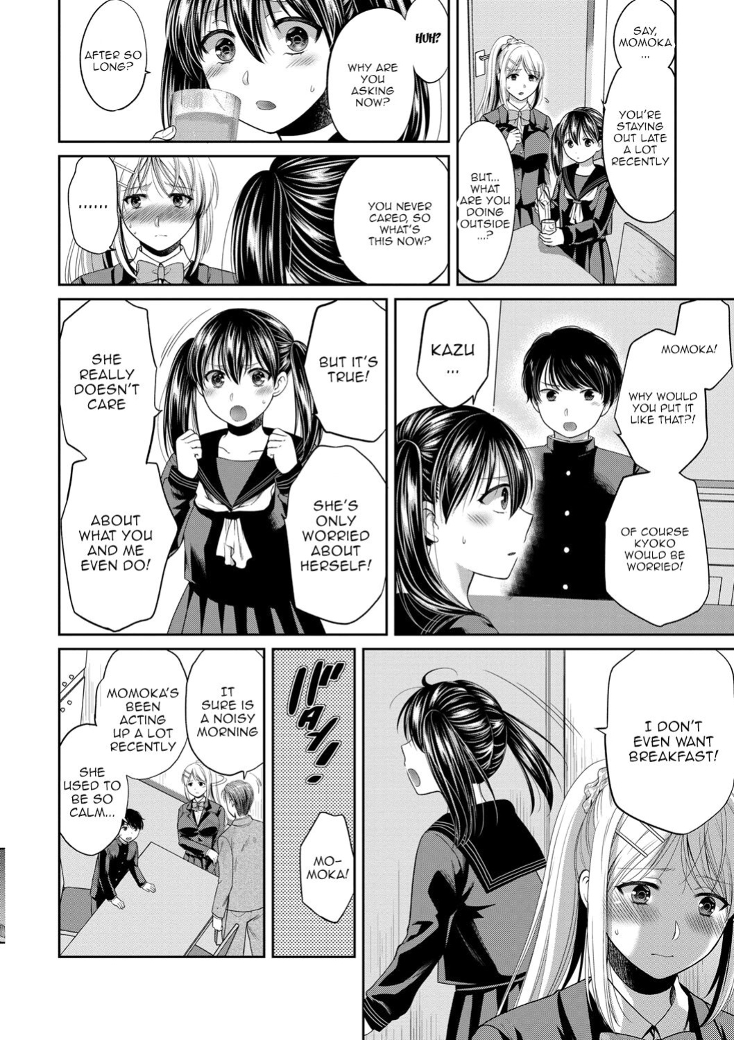 [Harusawa] Nisemono Kazoku - Gifu ni Ochite Iku Musume | Daughter Falling Into Stepfather Ch.1-6
