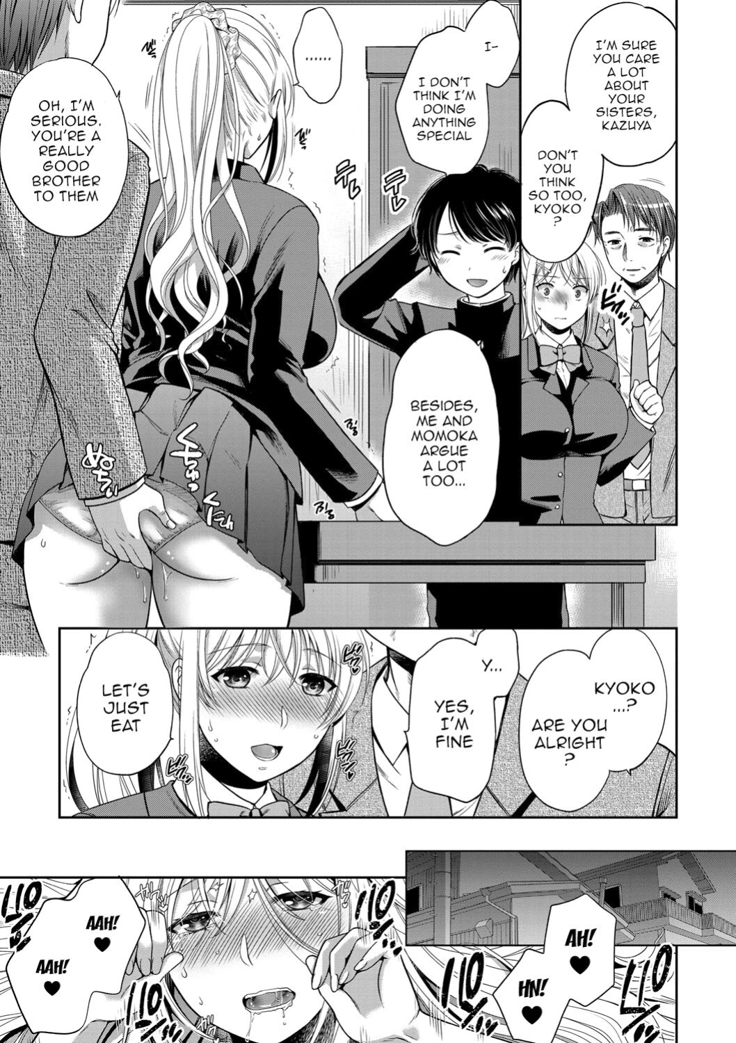 [Harusawa] Nisemono Kazoku - Gifu ni Ochite Iku Musume | Daughter Falling Into Stepfather Ch.1-6