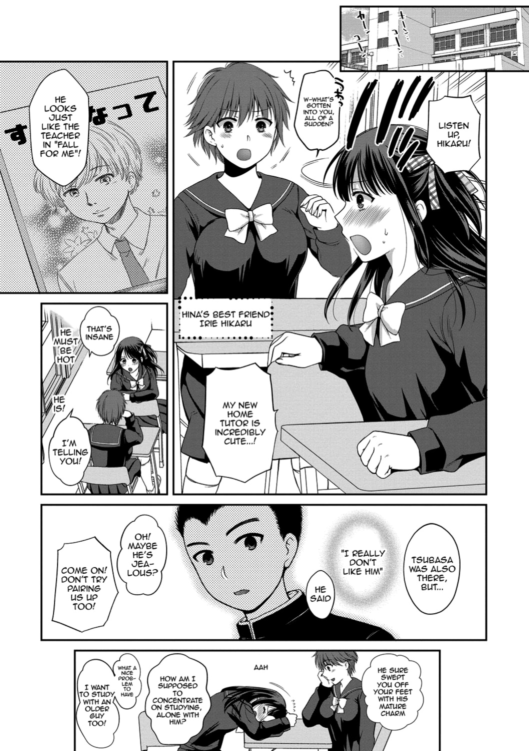 [Harusawa] Nisemono Kazoku - Gifu ni Ochite Iku Musume | Daughter Falling Into Stepfather Ch.1-6