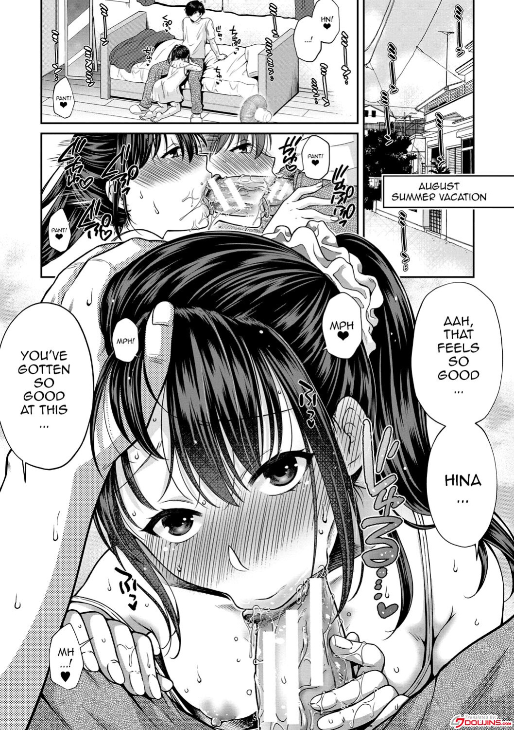 [Harusawa] Nisemono Kazoku - Gifu ni Ochite Iku Musume | Daughter Falling Into Stepfather Ch.1-6
