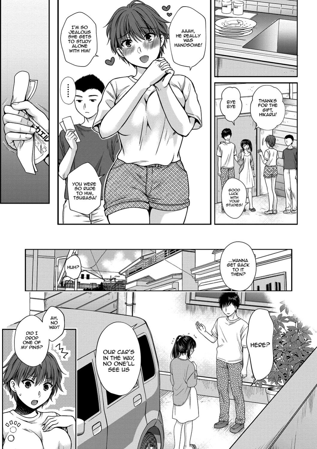 [Harusawa] Nisemono Kazoku - Gifu ni Ochite Iku Musume | Daughter Falling Into Stepfather Ch.1-6