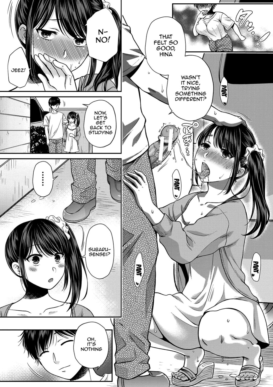 [Harusawa] Nisemono Kazoku - Gifu ni Ochite Iku Musume | Daughter Falling Into Stepfather Ch.1-6