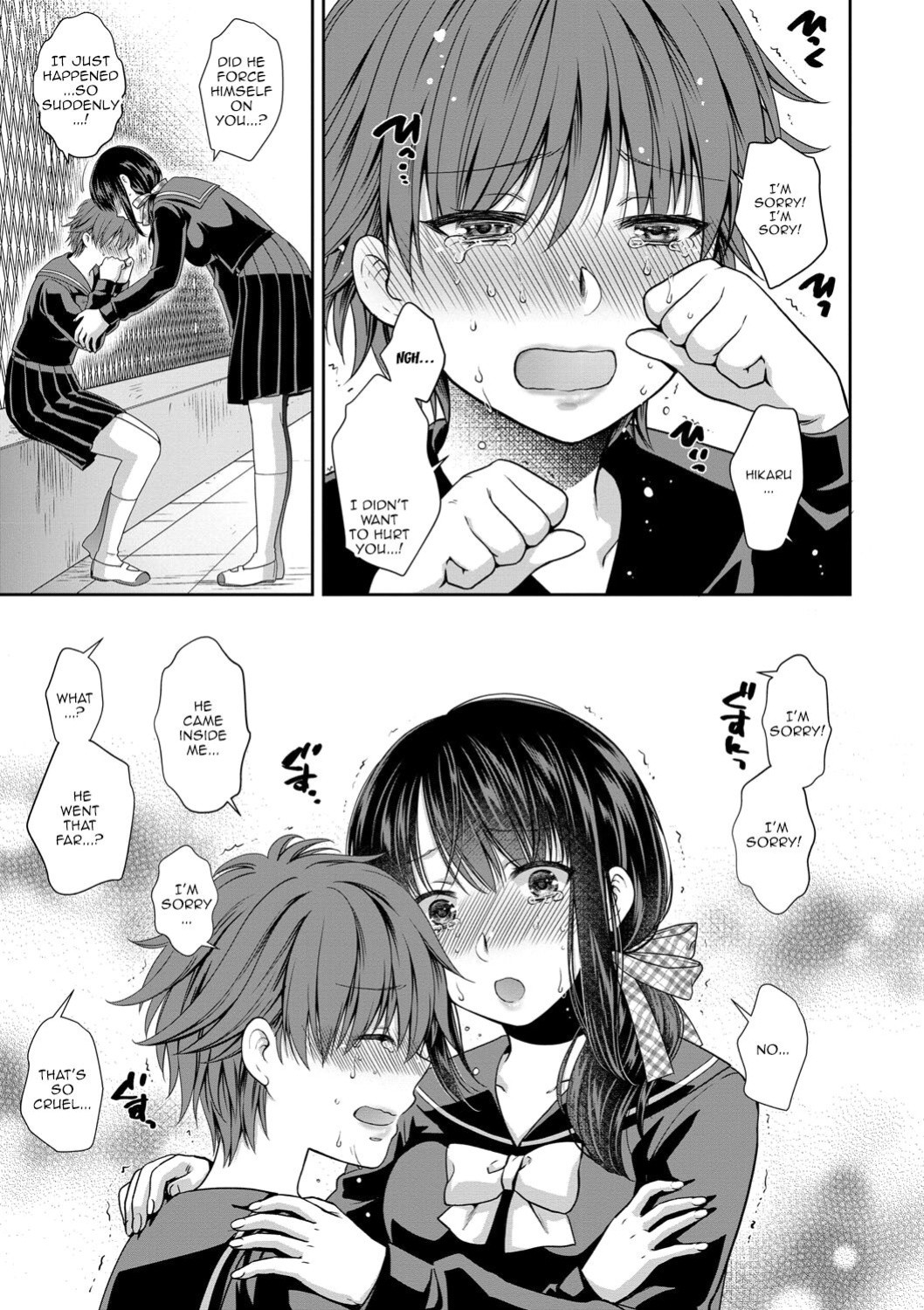 [Harusawa] Nisemono Kazoku - Gifu ni Ochite Iku Musume | Daughter Falling Into Stepfather Ch.1-6