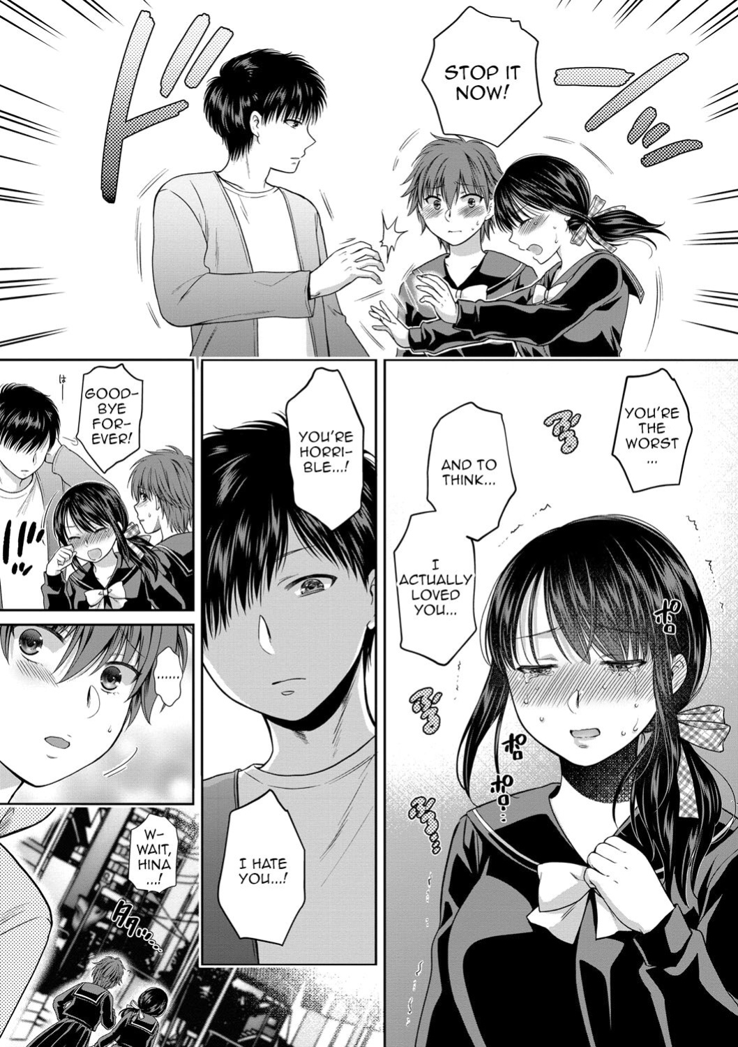 [Harusawa] Nisemono Kazoku - Gifu ni Ochite Iku Musume | Daughter Falling Into Stepfather Ch.1-6