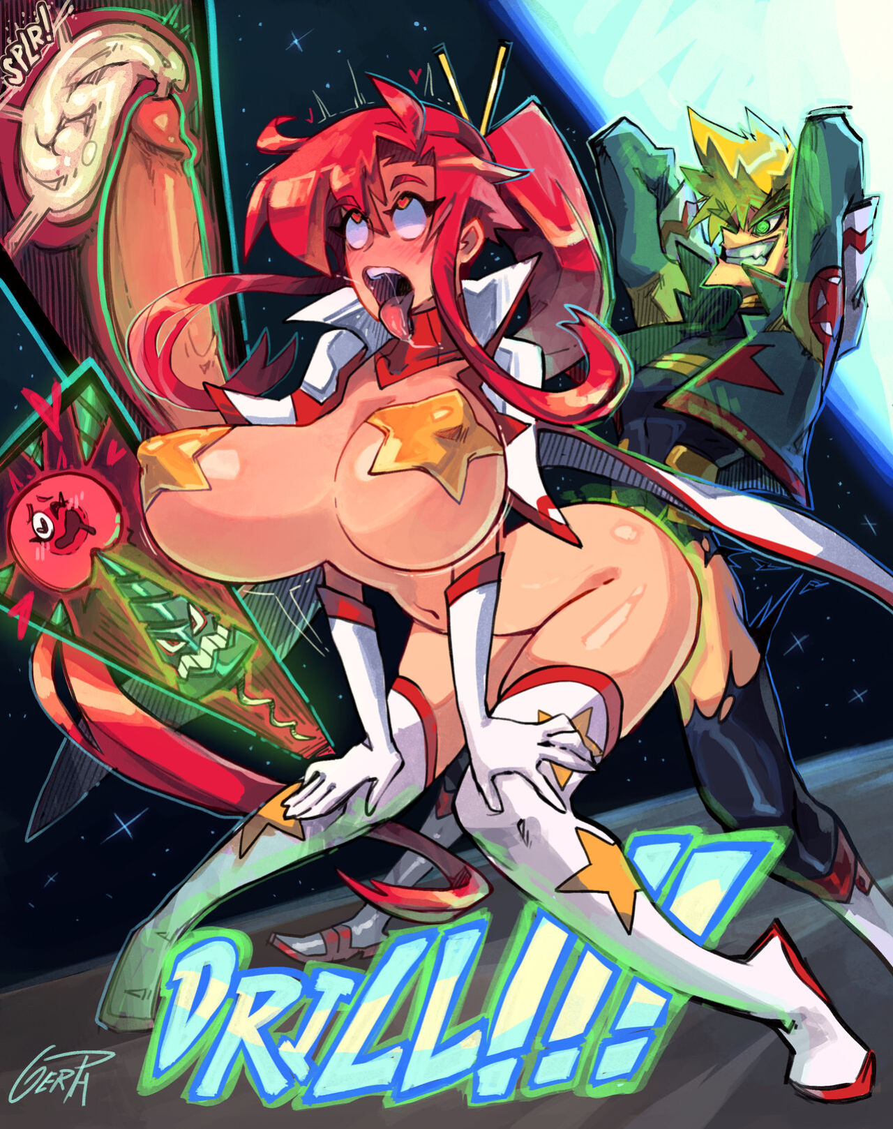 [Gerph] Yoko x Kitian: Drill Up! (Tengen Toppa Gurren Lagann)