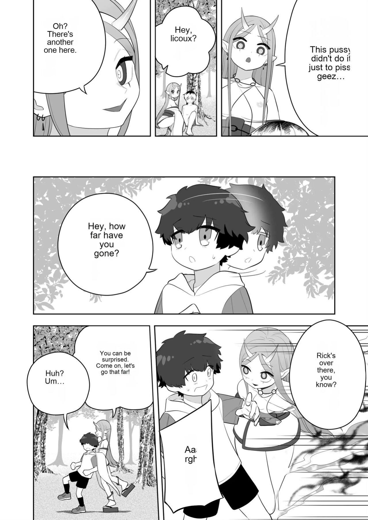 A story about breaking the seal on a shrine and becoming a servant of an evil god.
