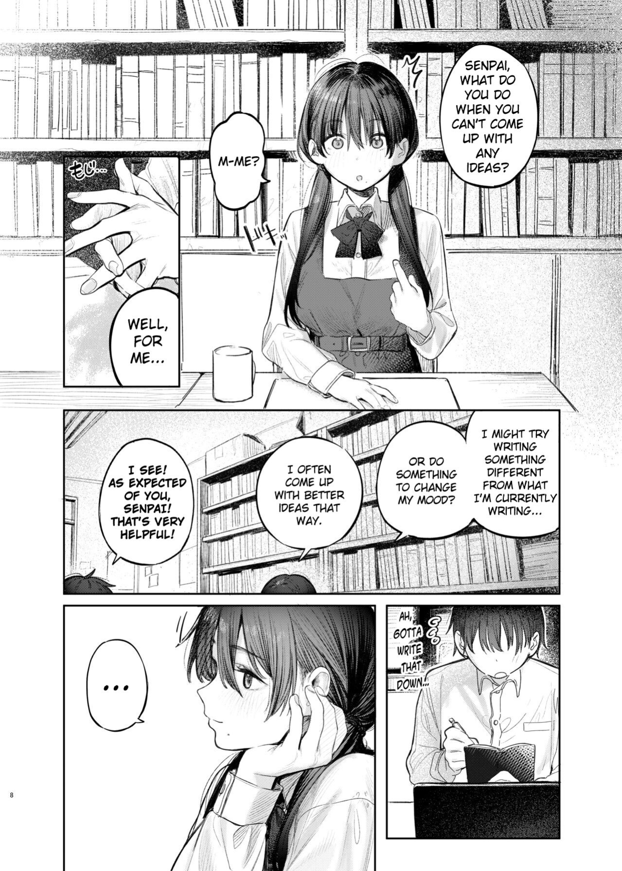[Momojiru Teien (Momokumo)] Kunikida Senpai no Kakushigoto | Kunikida Senpai's Secret