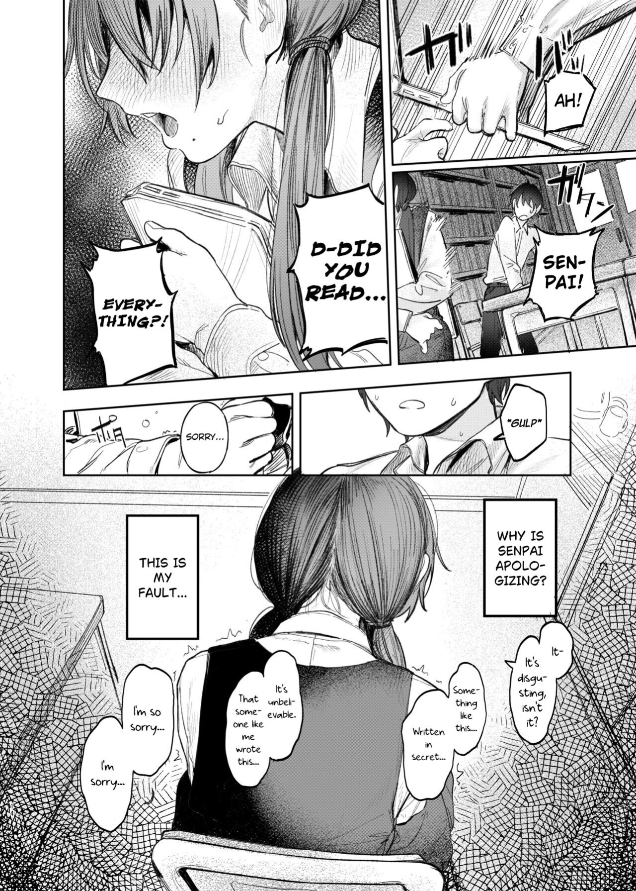 [Momojiru Teien (Momokumo)] Kunikida Senpai no Kakushigoto | Kunikida Senpai's Secret