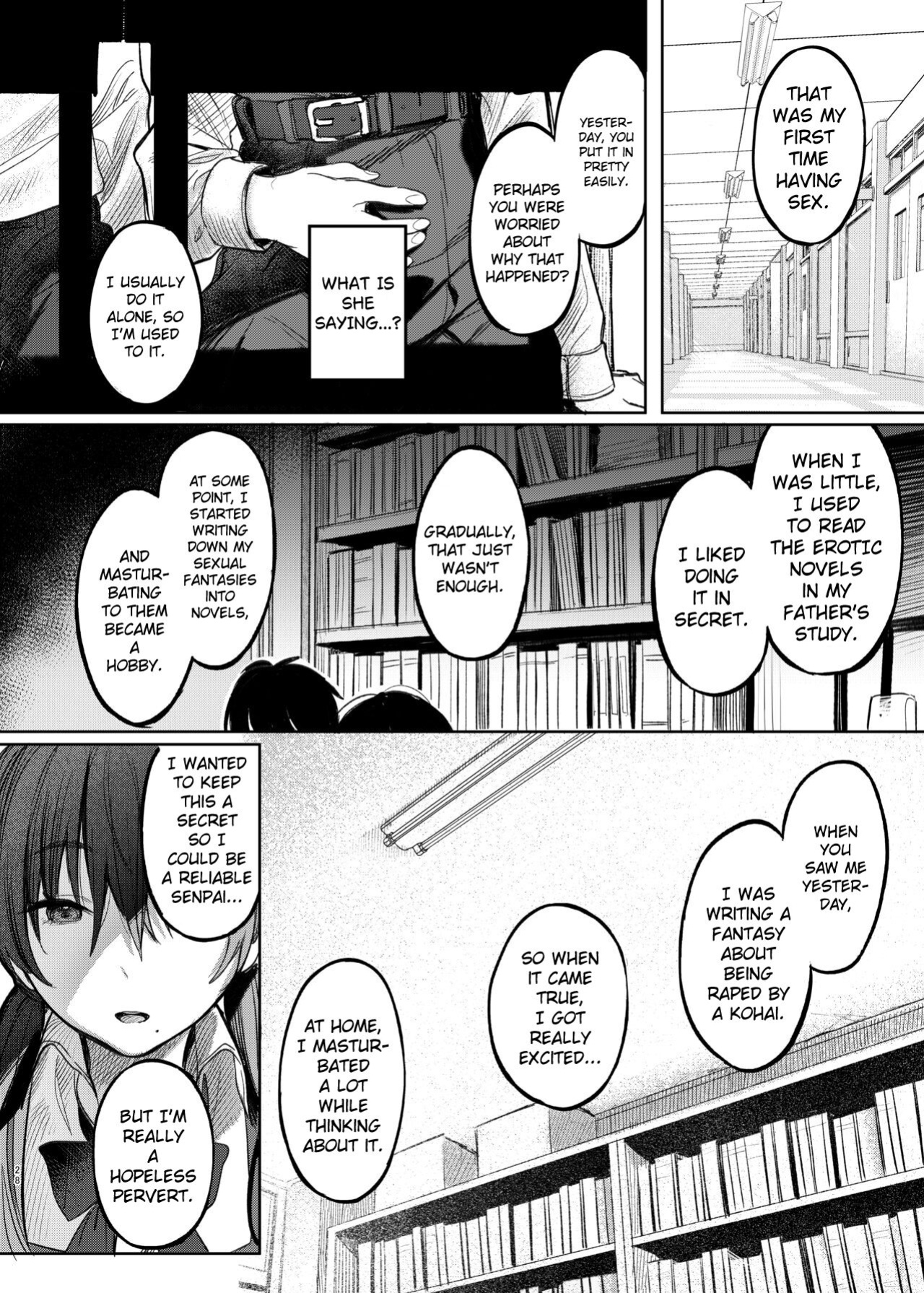 [Momojiru Teien (Momokumo)] Kunikida Senpai no Kakushigoto | Kunikida Senpai's Secret