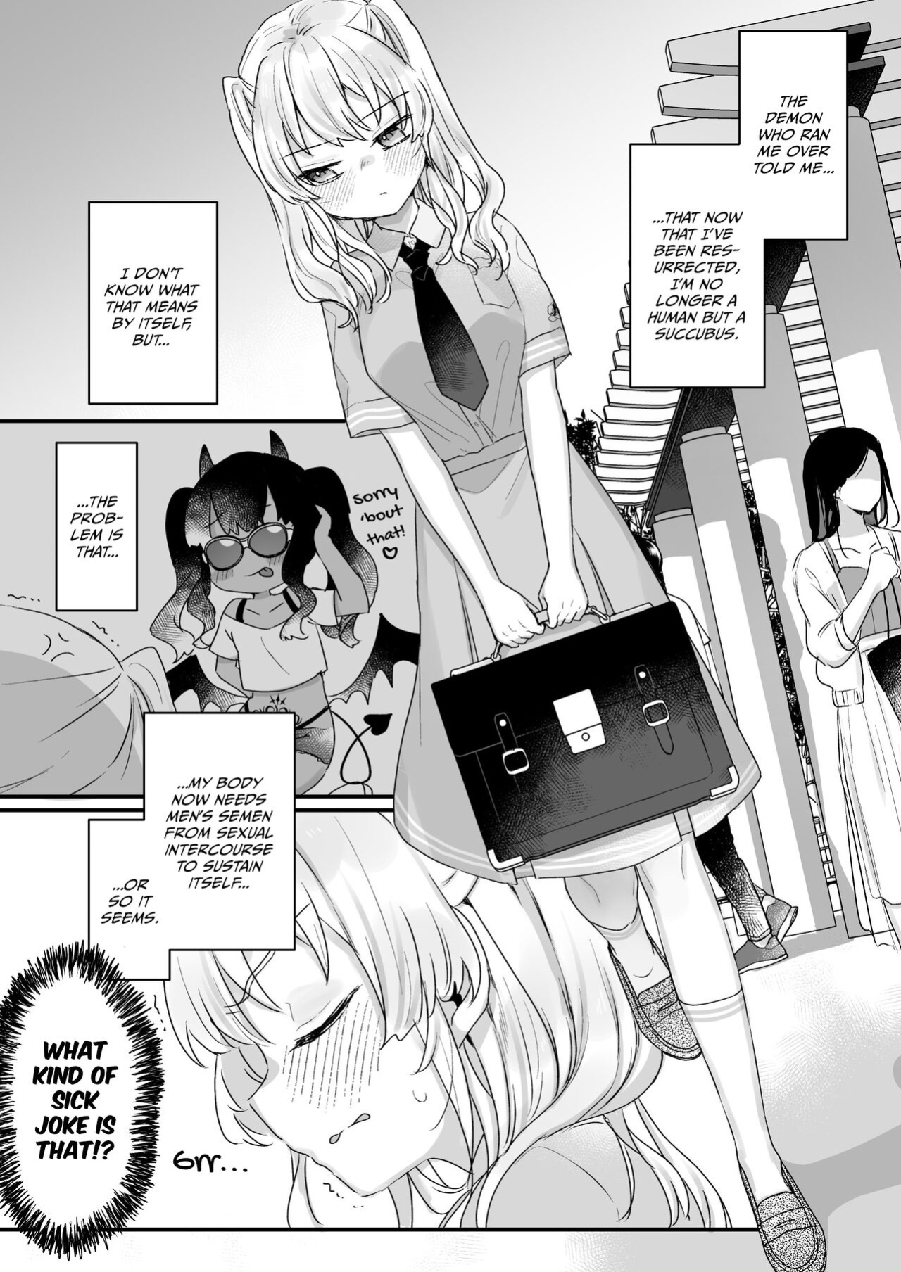 [Tenkirin (Kanroame)] Naritakunai noni Succubus ni Natte Shimatta Honda-san | Ms. Honda Became A Succubus Even Though She Didn't Want To [Kimagure]