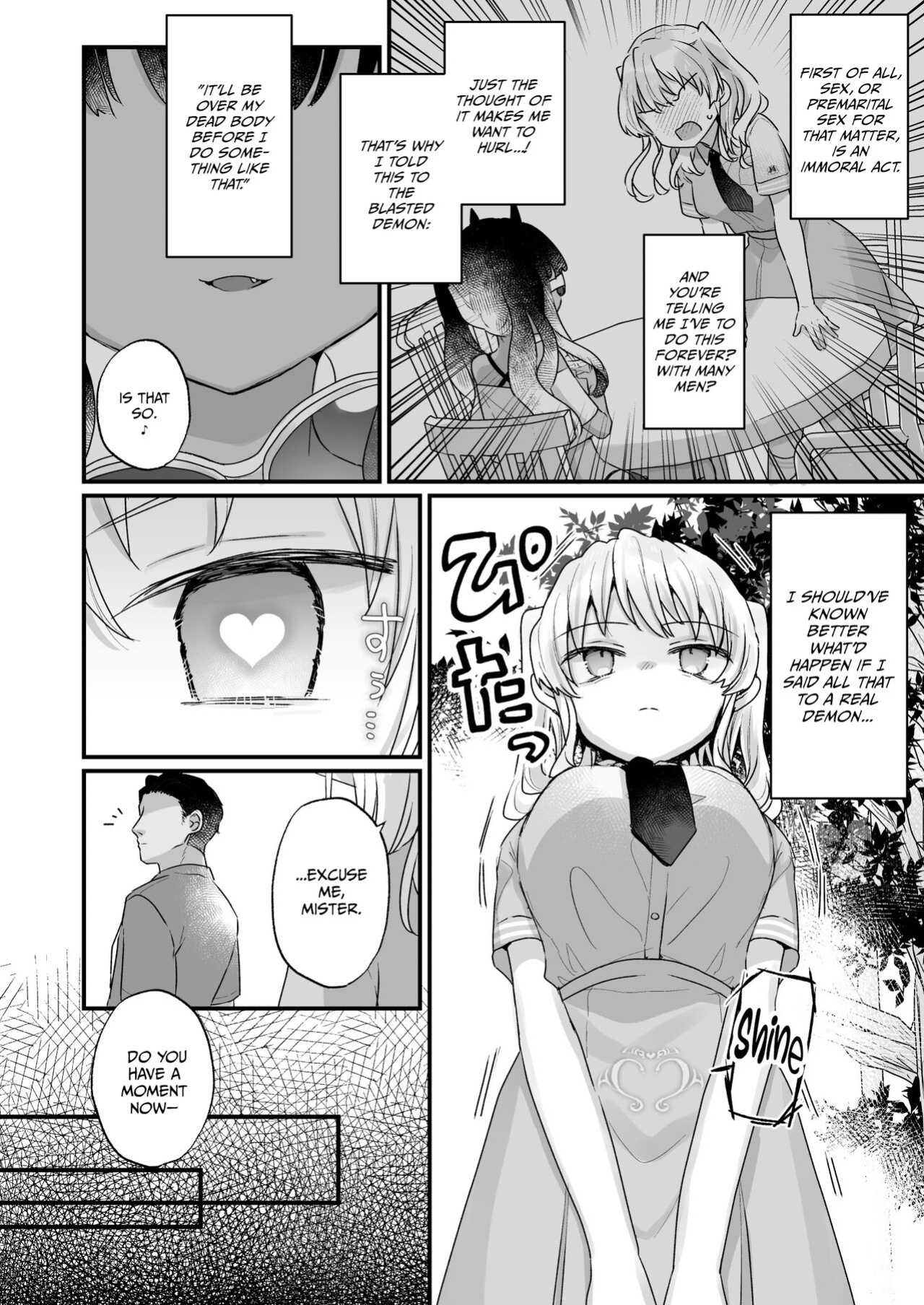 [Tenkirin (Kanroame)] Naritakunai noni Succubus ni Natte Shimatta Honda-san | Ms. Honda Became A Succubus Even Though She Didn't Want To [Kimagure]