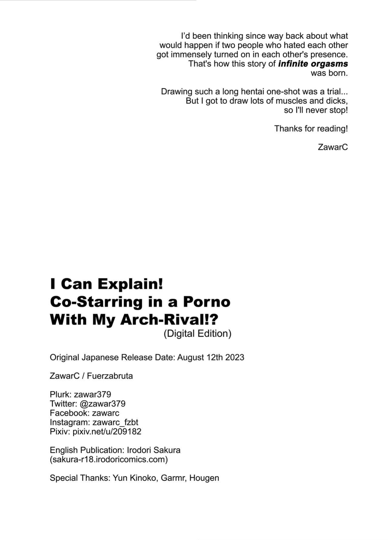 [ZawarC] I Can Explain! Co-Starring in a Porno With My Arch-Rival!