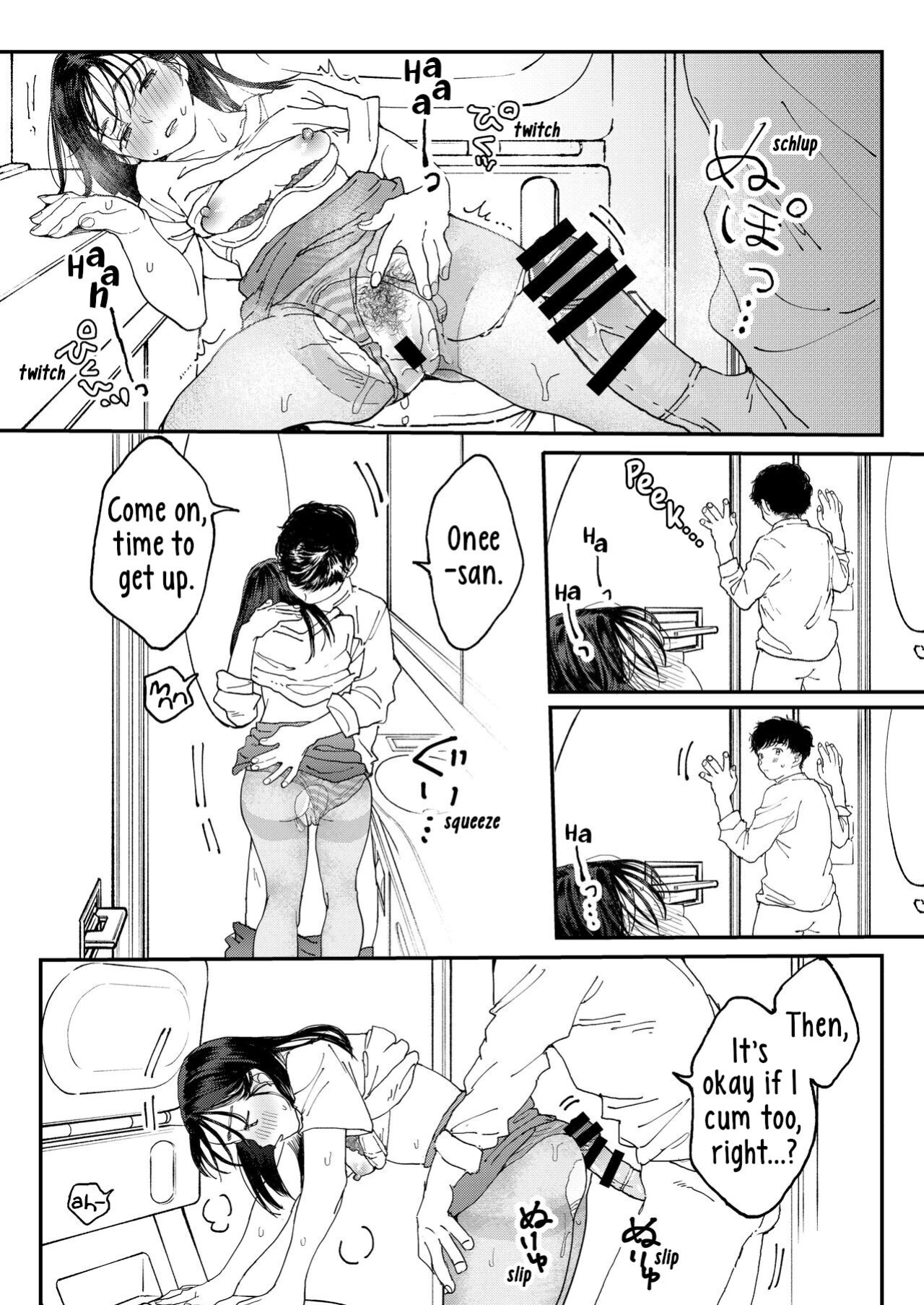 [Denbu Momo] Muramura OL-san wa Hikouki no Naka demo Seiyoku o Mitashitai | Horny OL-san, even on an Airplane, Wants To Satisfy Her Sexual Desires