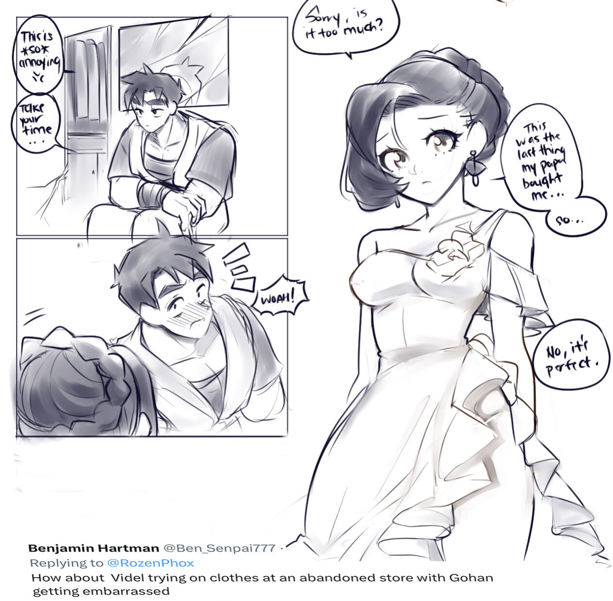 [Puffphox] Sketches (Dragon Ball Z)