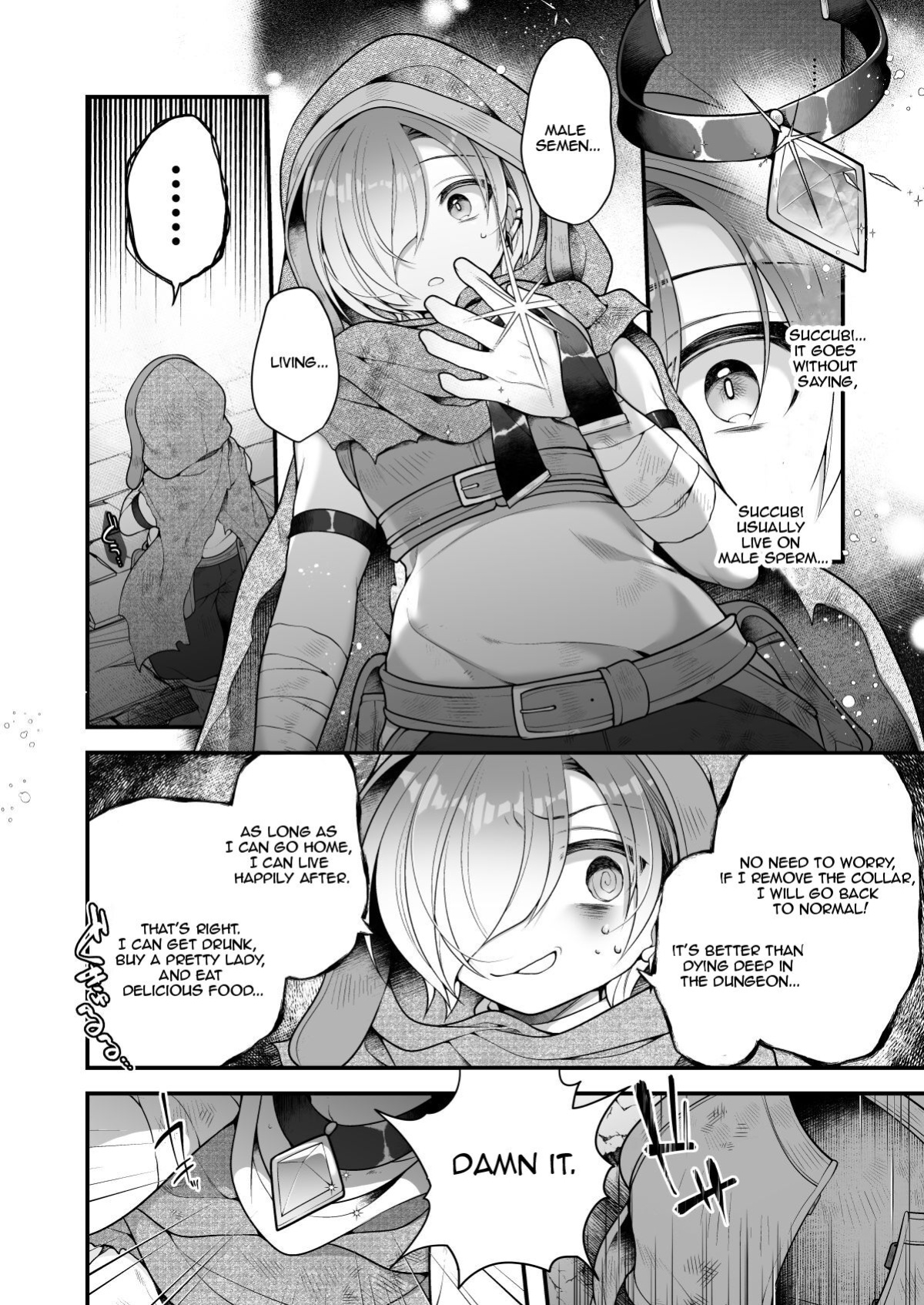 [Ue ni Aru Mikan (Reitou Mikan)] Succubus Shoku. ~Boukensha Ore, Meikyuu de Shokuryou ga Tsukita node Succubus ni Natte Kikan Shimasu~ | I, an Adventurer ran out of food in the dungeon, so I turned into a Succubus.